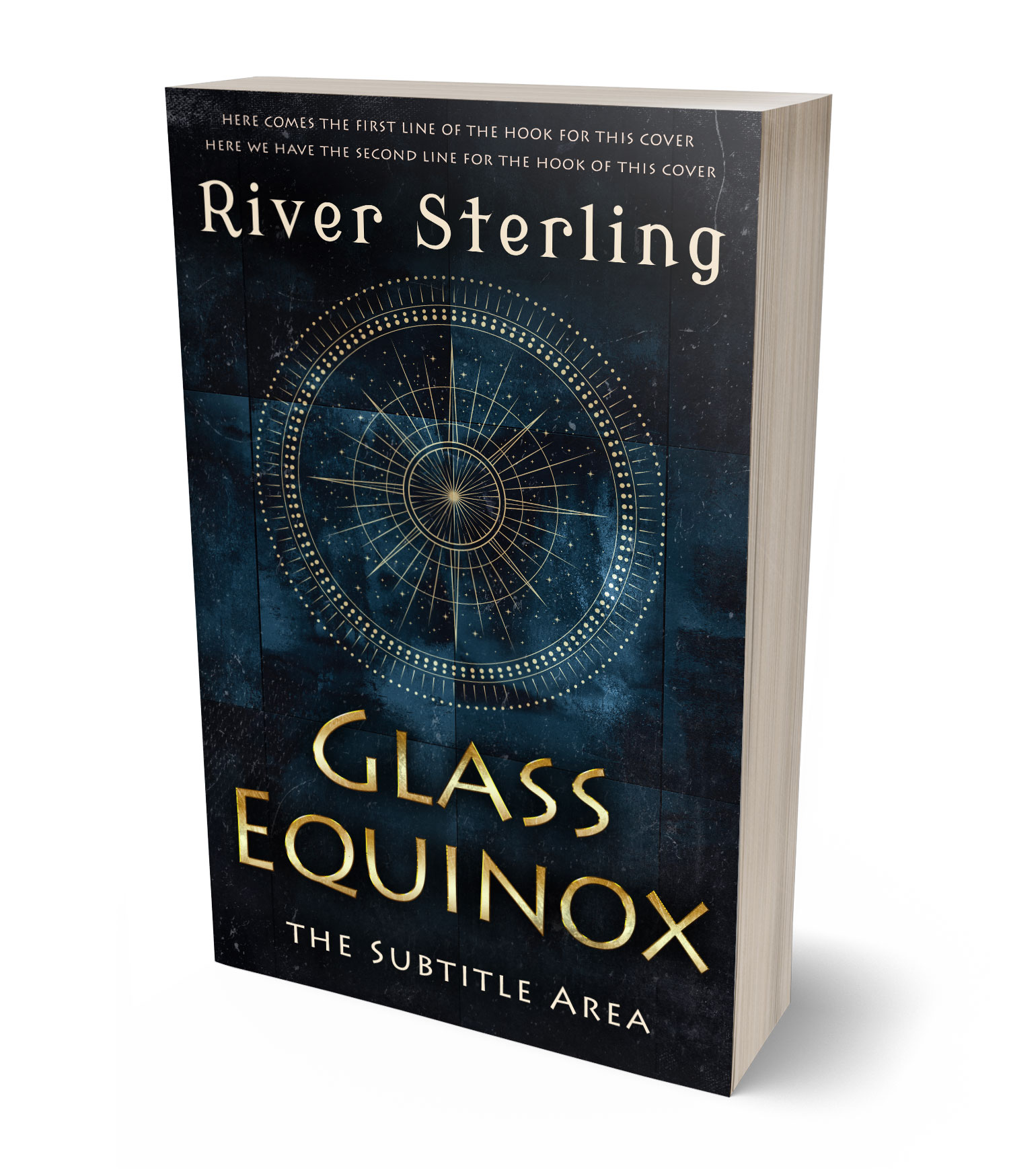 3D view of Premade Fantasy Book Cover - Bunker #36123 | BookCoverZone*