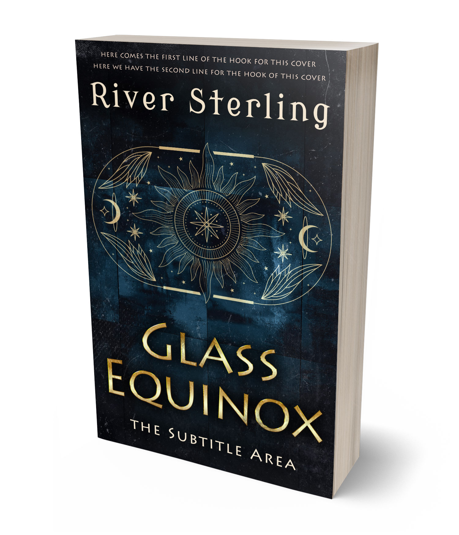 3D view of Premade Fantasy Book Cover - Bunker #36125 | BookCoverZone*