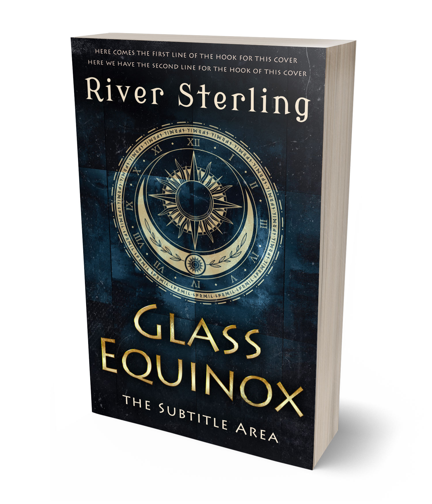 3D view of Custom & Premade Fantasy Book Cover - Bunker #36126 | BookCoverZone*