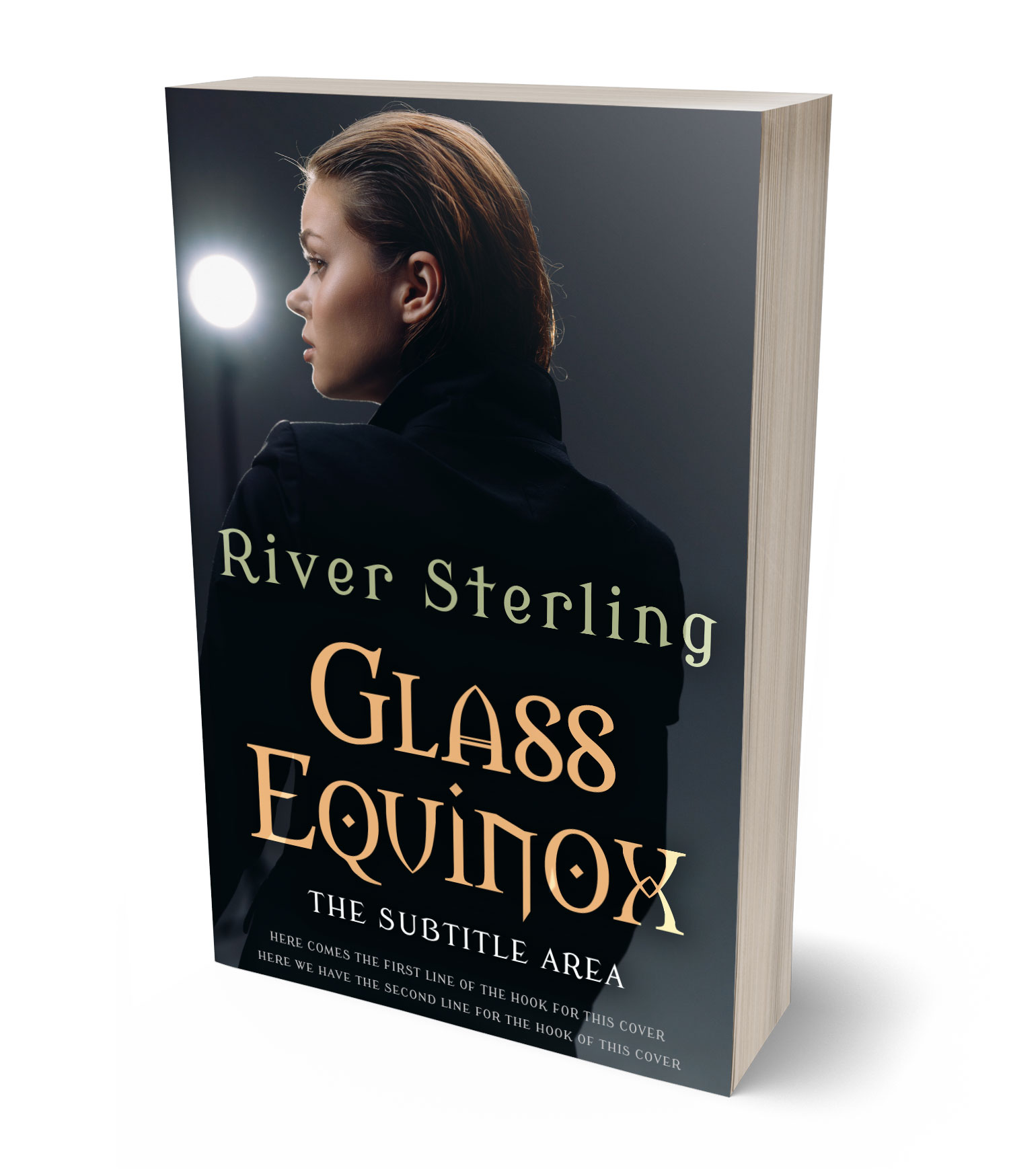 3D view of Premade Mystery & Thriller & Suspense Book Cover - Bunker #36143 | BookCoverZone*