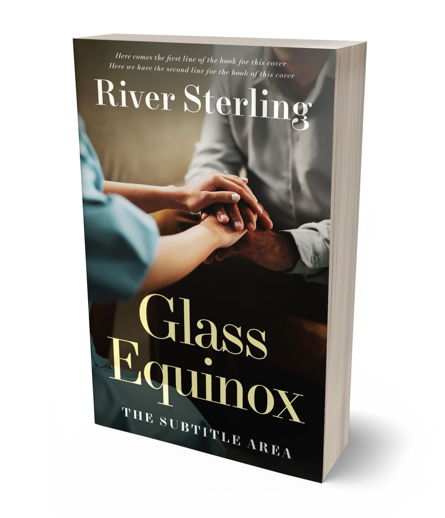 3D view of Premade Romance Book Cover - Dune #36152 | BookCoverZone*