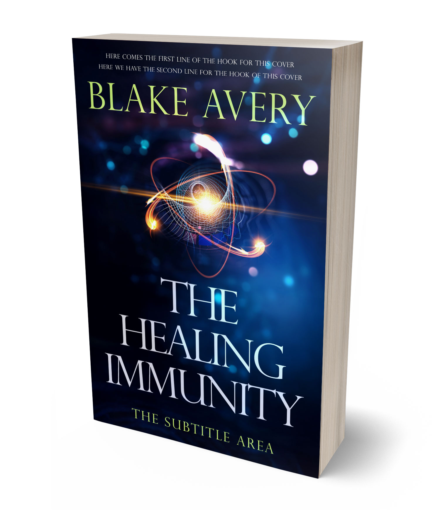 3D view of Premade Science Fiction Book Cover - Haiti #36186 | BookCoverZone*