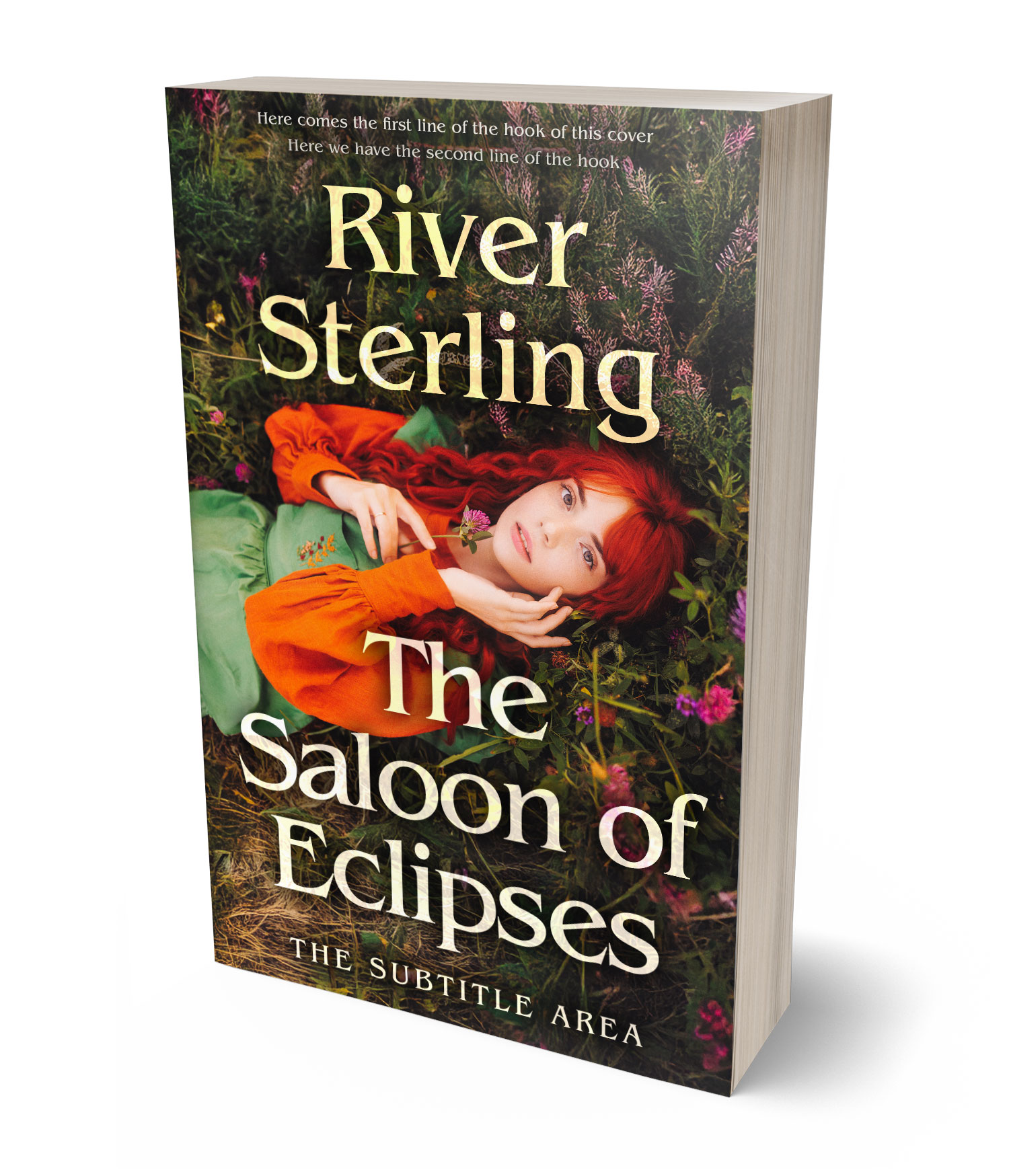 3D view of Premade Fantasy Book Cover - Apricot #36210 | BookCoverZone*