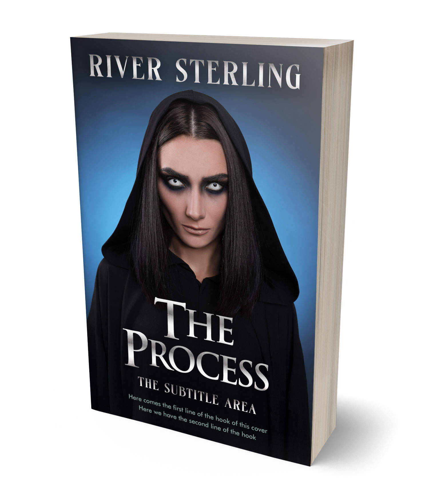 3D view of Premade Horror Book Cover - Woodsmoke #36246 | BookCoverZone*