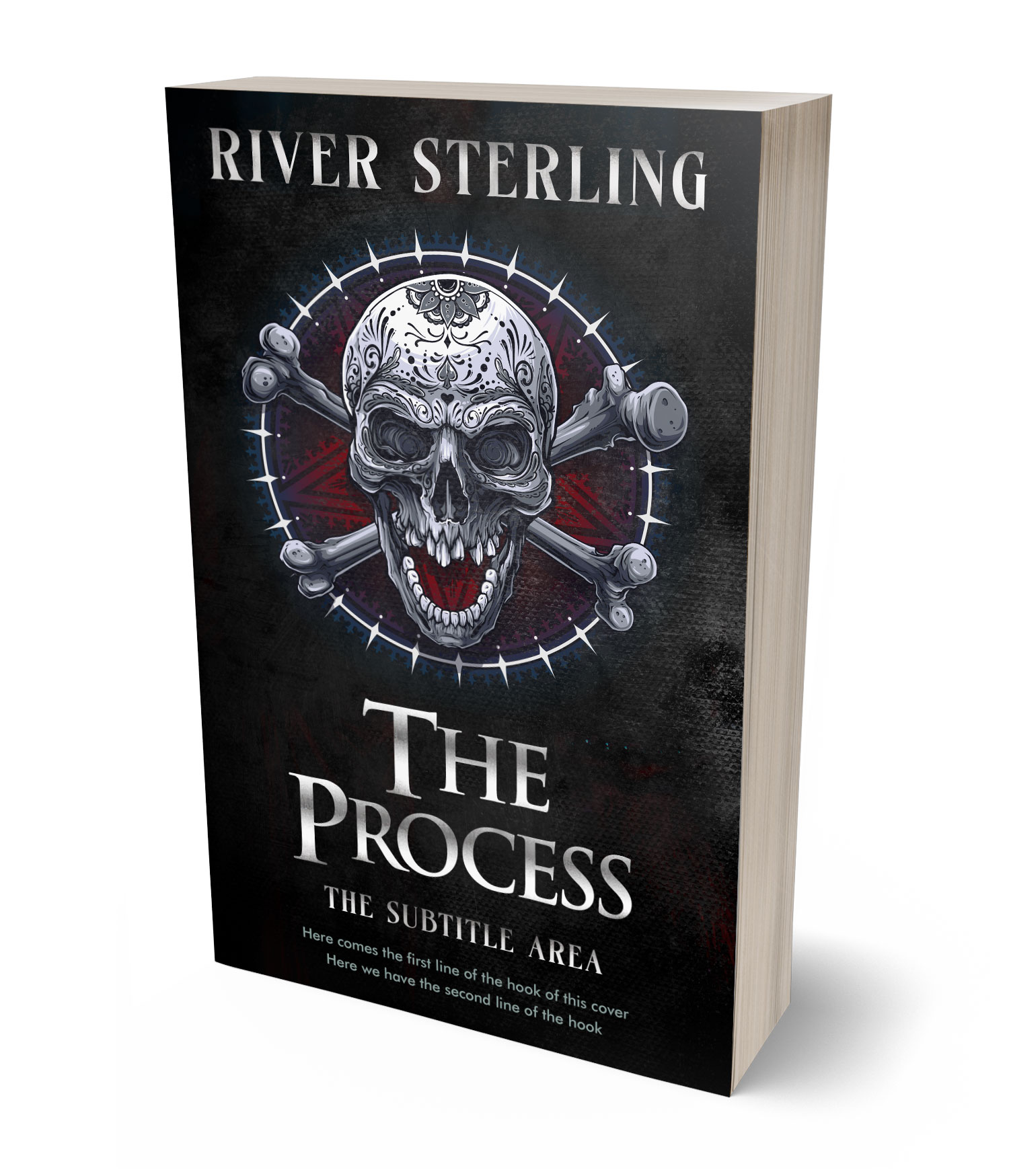 3D view of Premade Horror Book Cover - Woodsmoke #36249 | BookCoverZone*