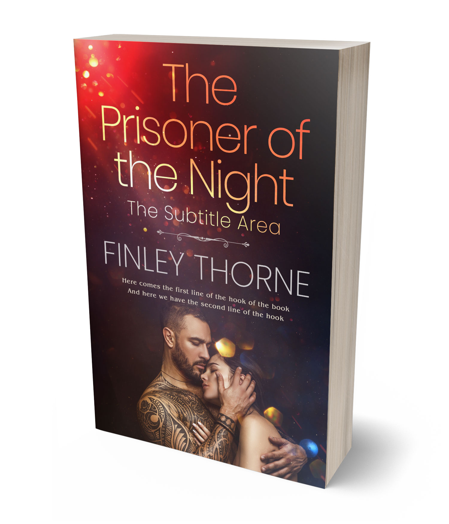 3D view of Premade Erotica Book Cover - Cocoa Brown #36367 | BookCoverZone*