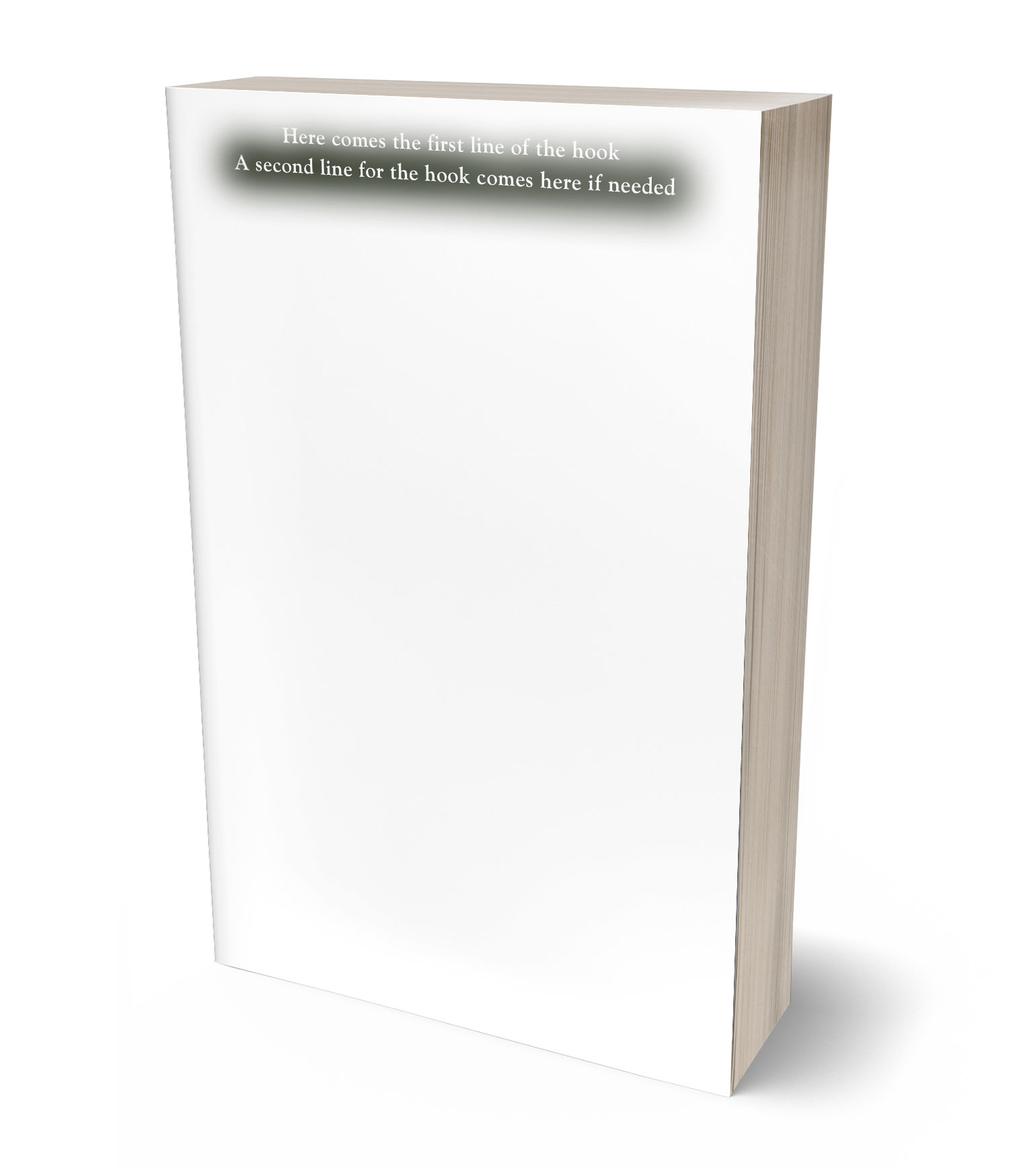3D view of Premade Science Fiction Book Cover - Woodsmoke