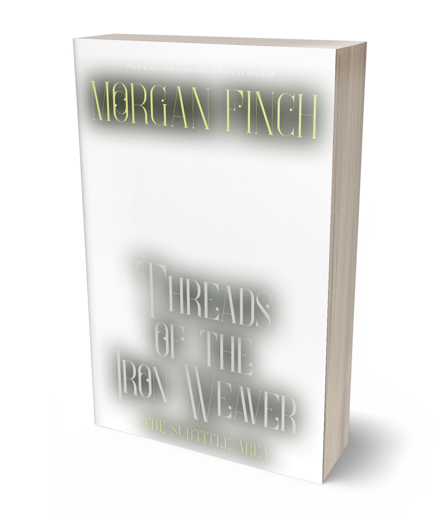 3D view of Premade Fantasy Book Cover - Woodsmoke