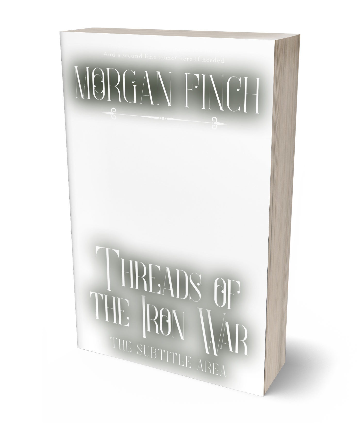 3D view of Premade Fantasy Book Cover - Cinder