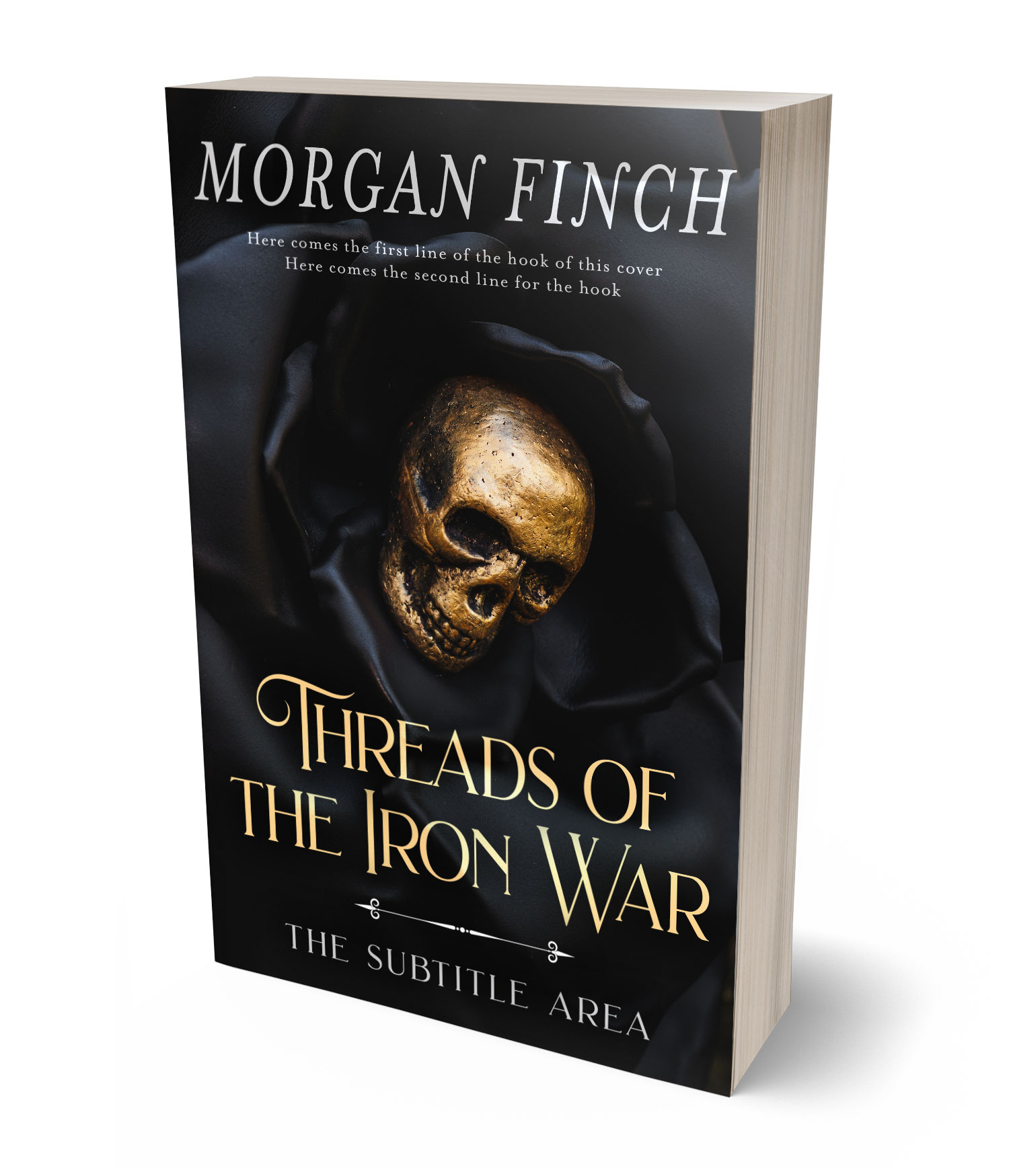 3D view of Premade Horror Book Cover - Woodsmoke