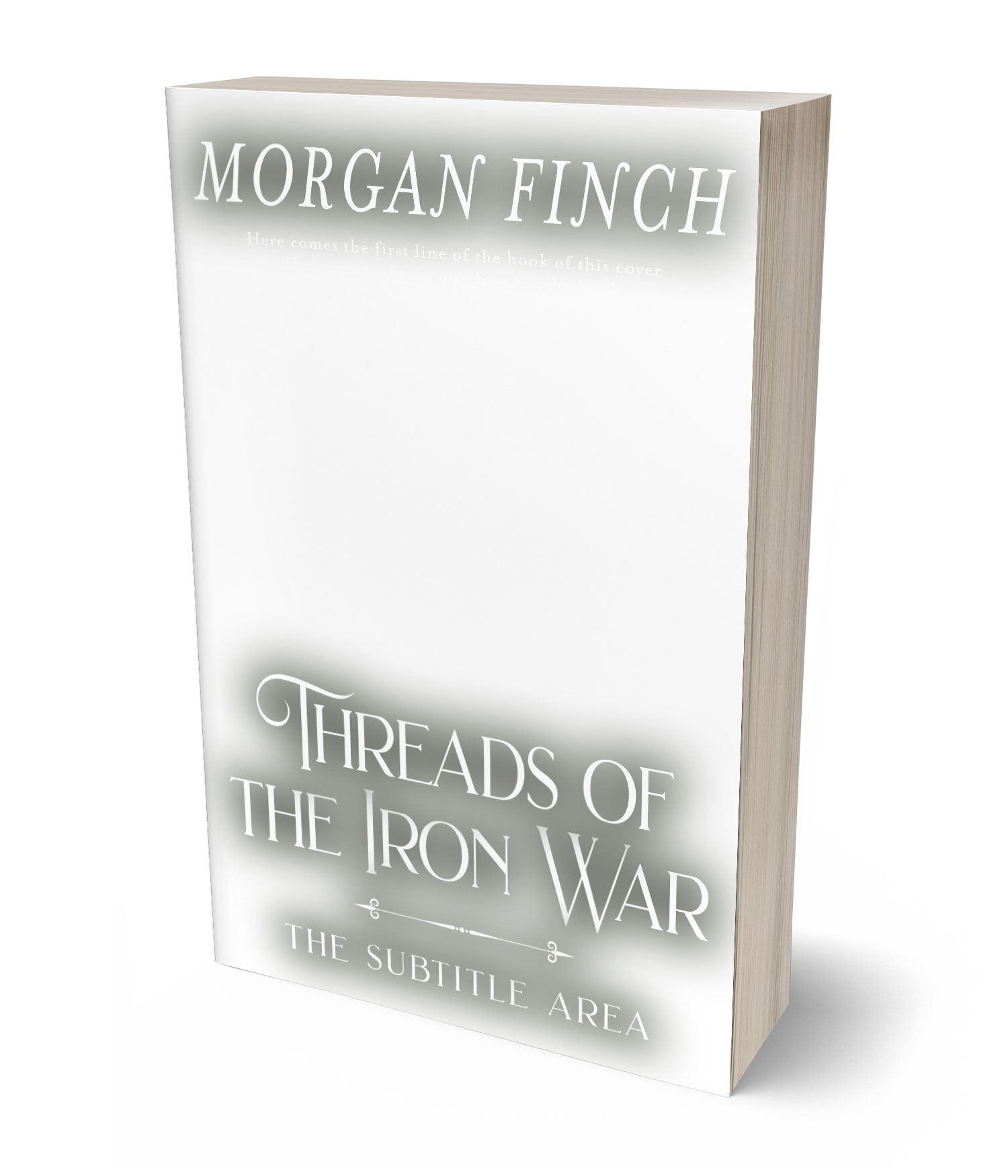 3D view of Premade Fantasy Book Cover - Bunker