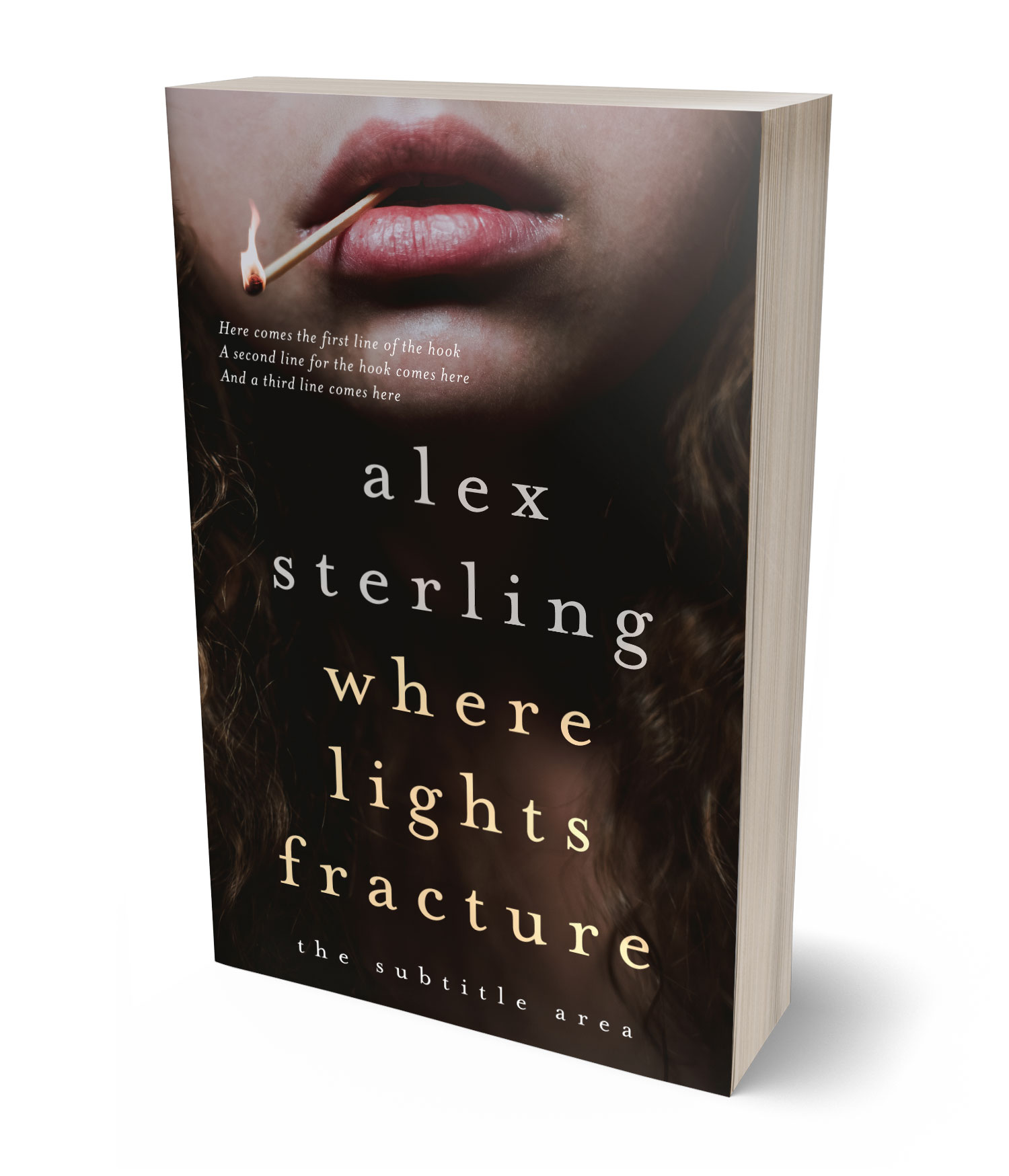 3D view of Premade Mystery & Thriller & Suspense Book Cover - Zeus #36564 | BookCoverZone*
