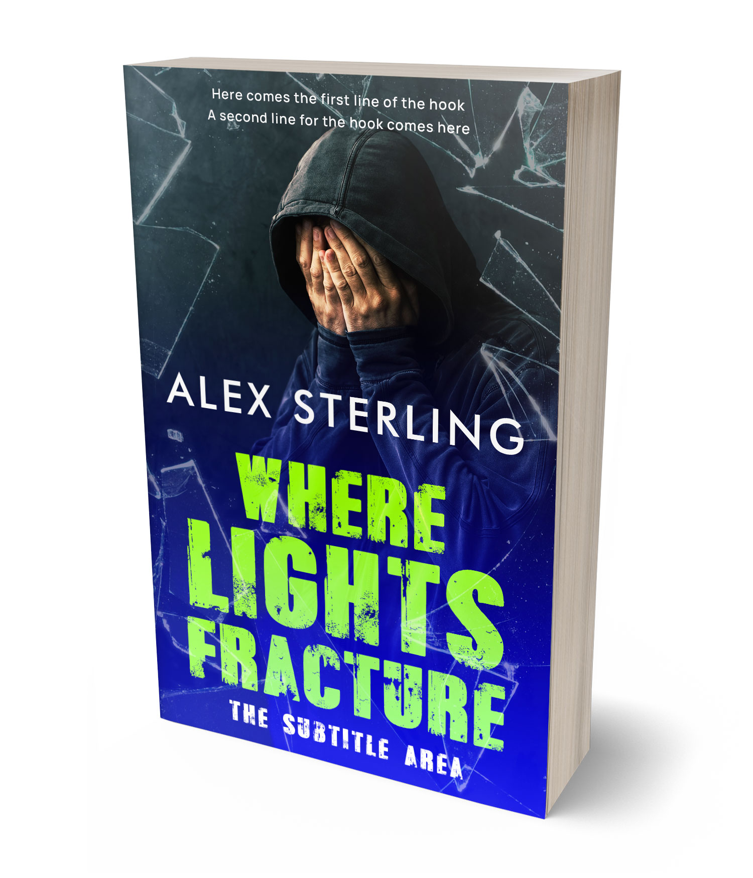 3D view of Premade Mystery & Thriller & Suspense Book Cover - Mirage #36570 | BookCoverZone