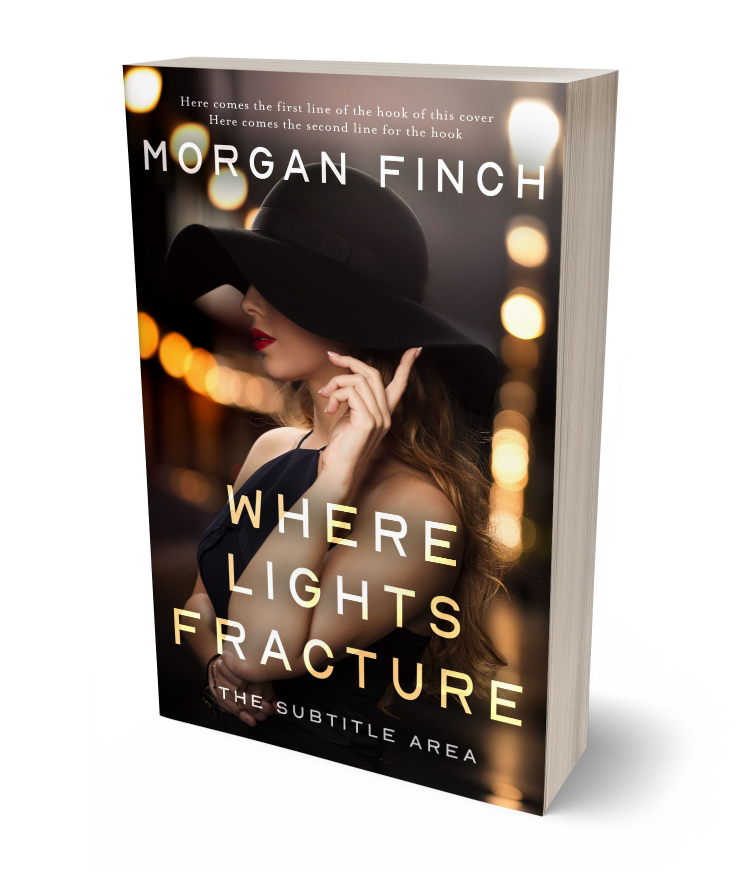 3D view of Premade Mystery & Thriller & Suspense Book Cover - Oil #36595 | BookCoverZone