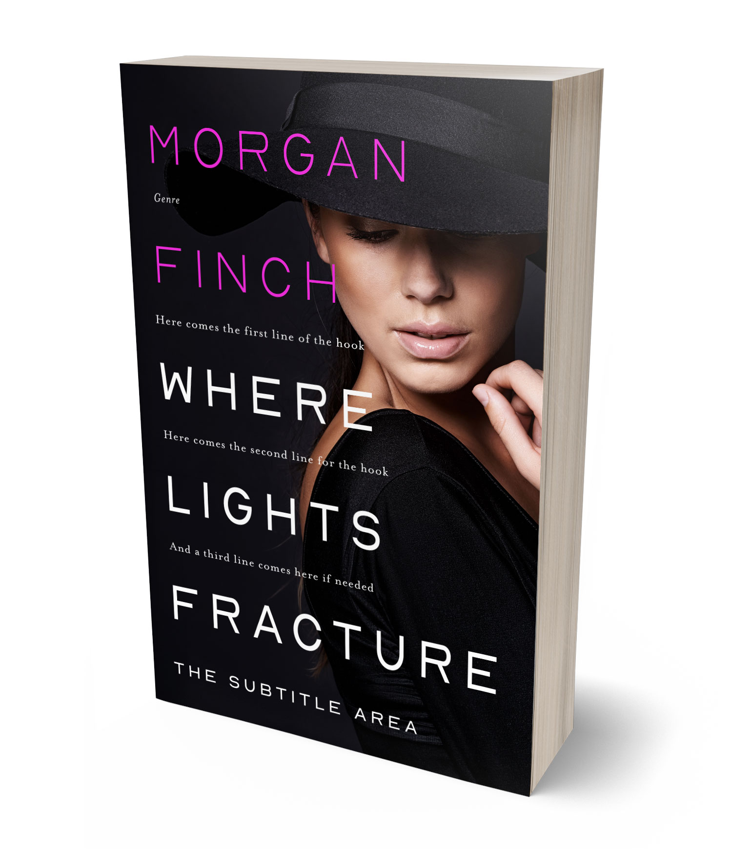 3D view of Premade Mystery & Thriller & Suspense Book Cover - Woodsmoke #36627 | BookCoverZone