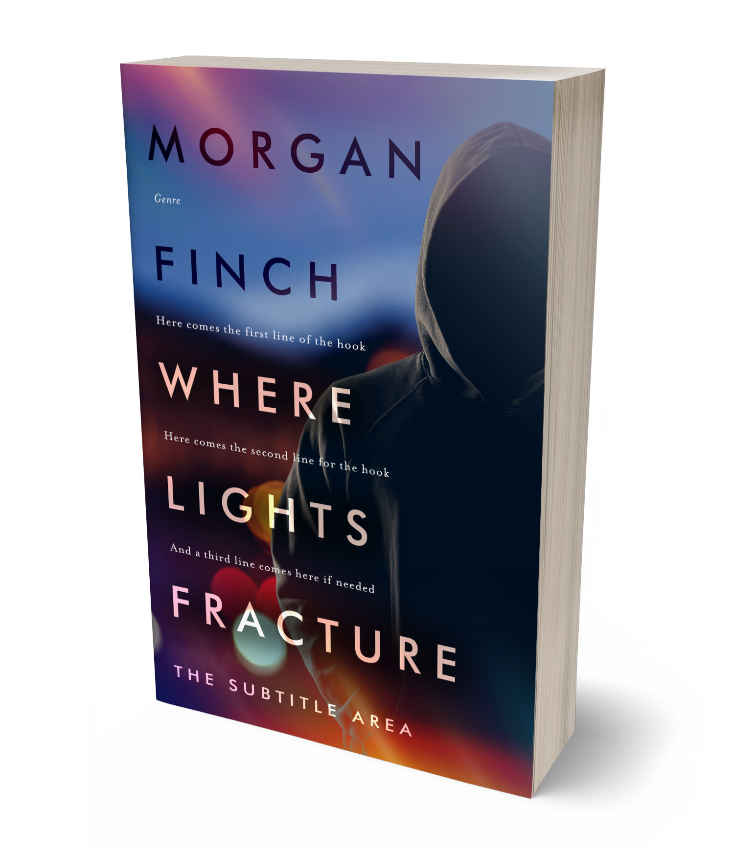 3D view of Premade Mystery & Thriller & Suspense Book Cover - Mirage #36633 | BookCoverZone