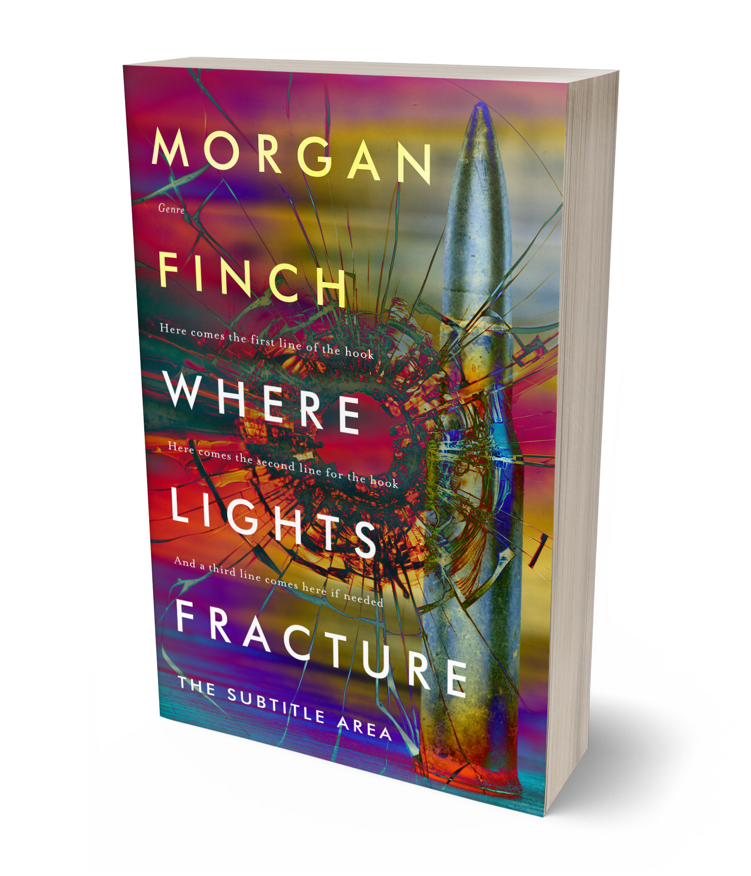 3D view of Premade Mystery & Thriller & Suspense Book Cover - Ferra #36634 | BookCoverZone