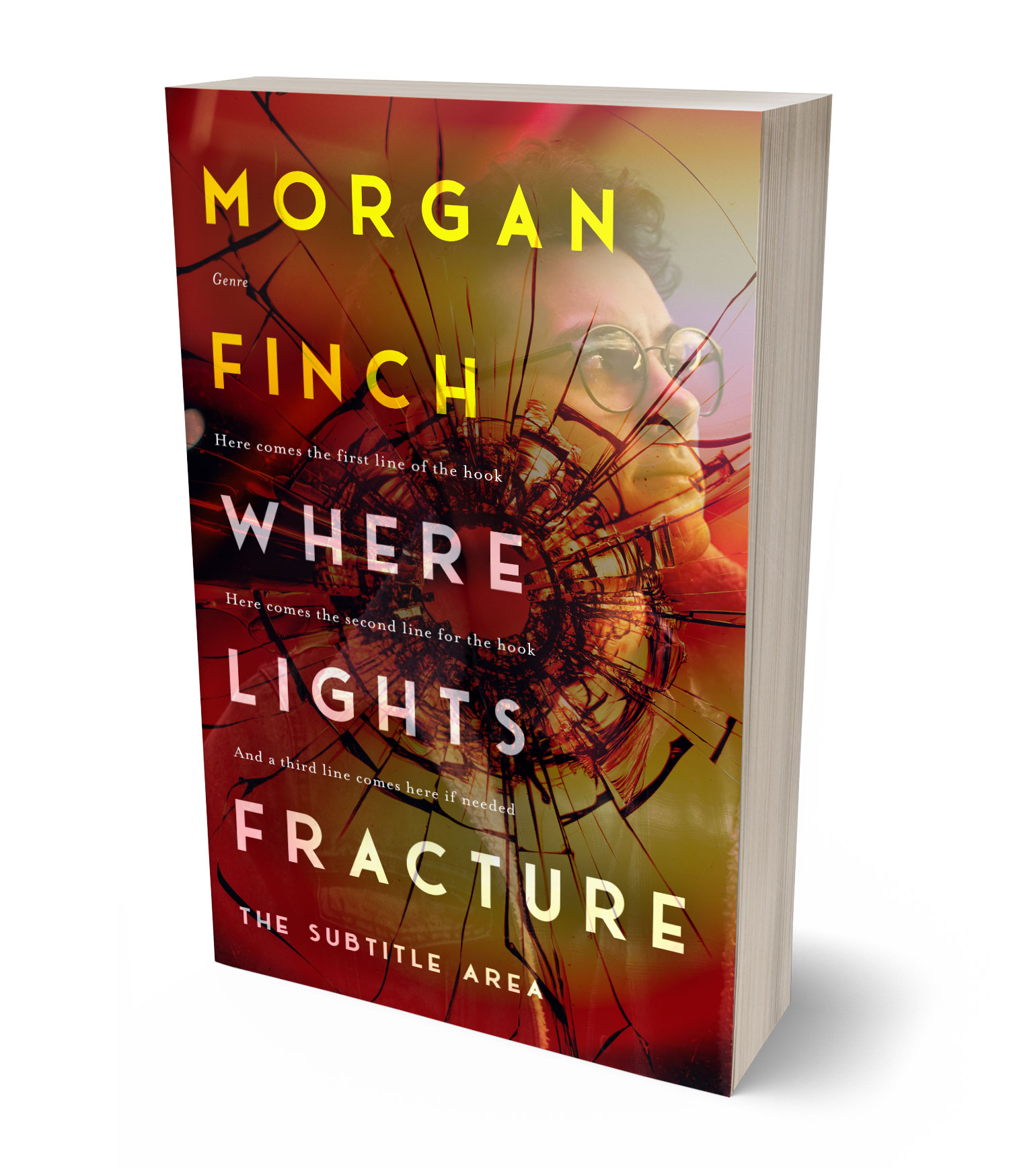 3D view of Premade Mystery & Thriller & Suspense Book Cover - Peanut #36639 | BookCoverZone