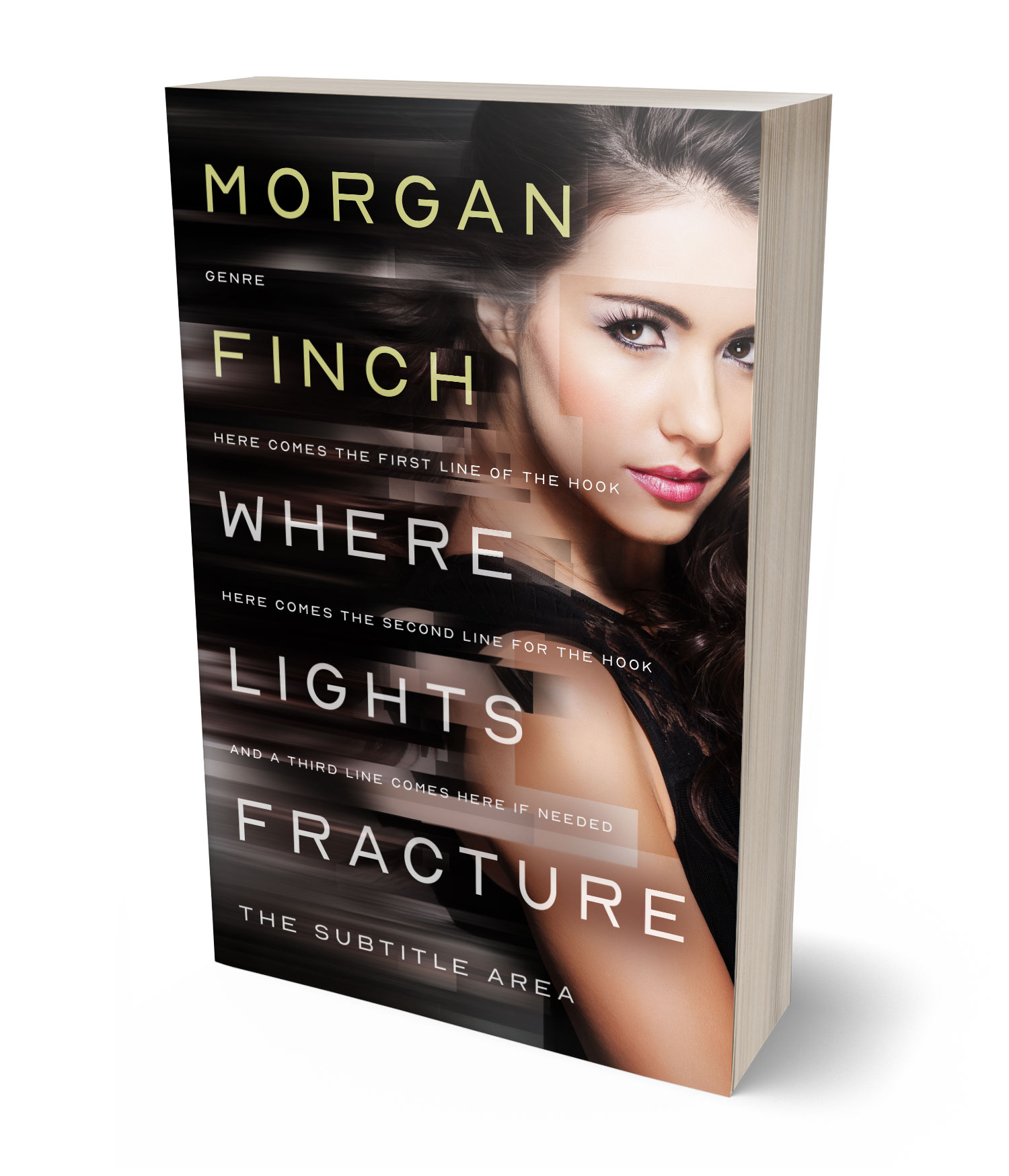 3D view of Premade Mystery & Thriller & Suspense Book Cover - Eunry #36643 | BookCoverZone