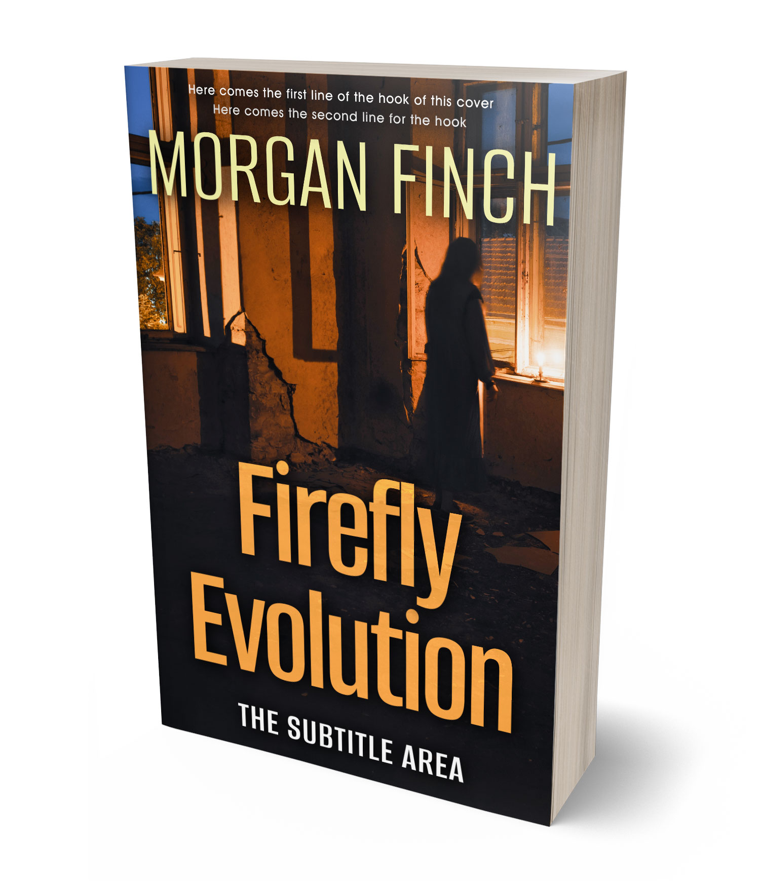 3D view of Premade Paranormal & Urban Book Cover - Di Serria #36710 | BookCoverZone