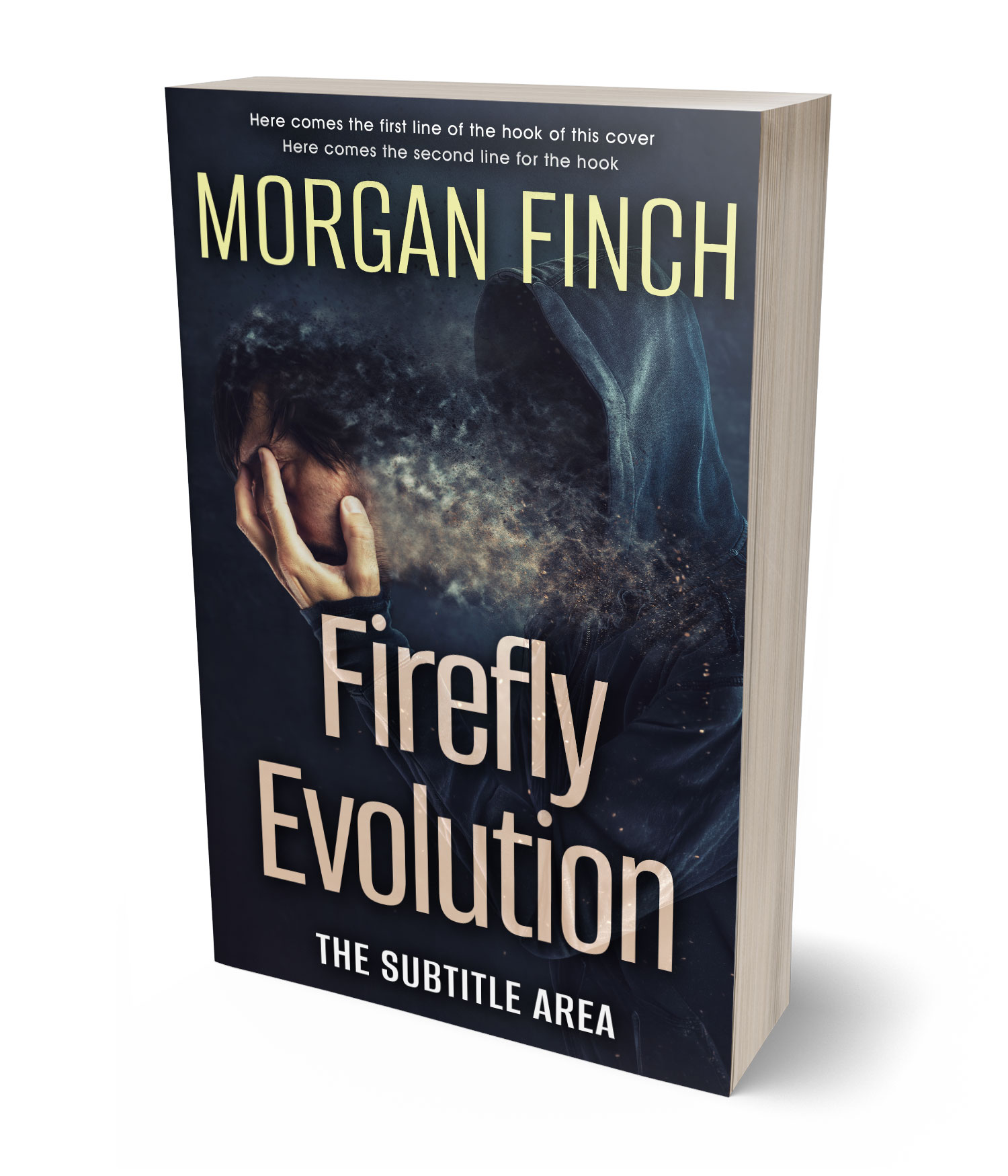 3D view of Premade Mystery & Thriller & Suspense Book Cover - Ebony Clay #36712 | BookCoverZone