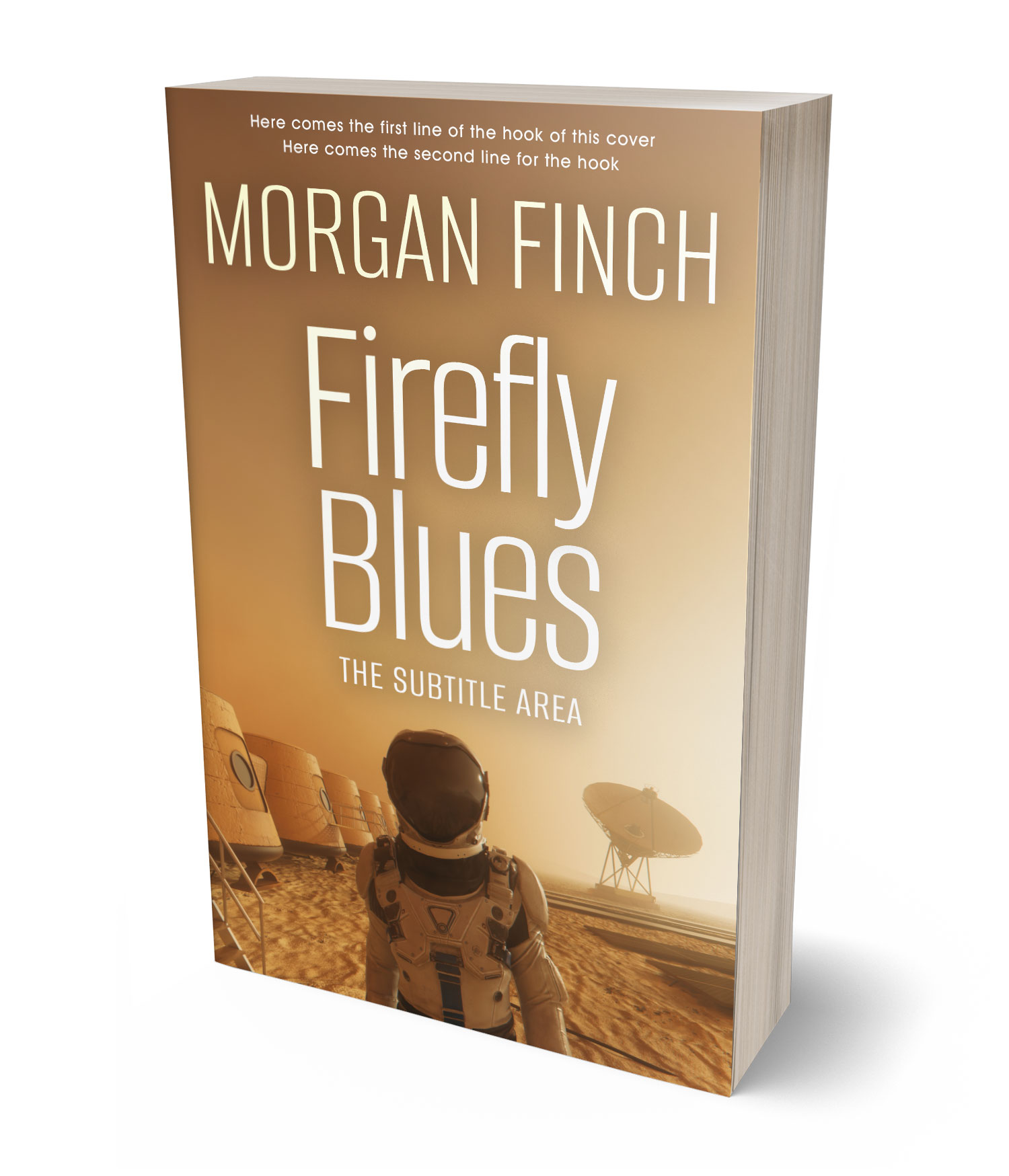 3D view of Premade Science Fiction Book Cover - Driftwood #36722 | BookCoverZone*