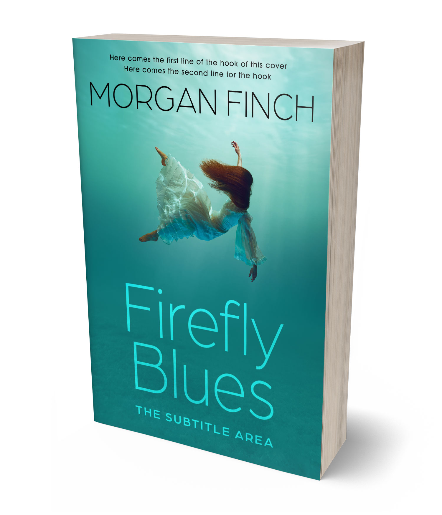 3D view of Premade Surreal Book Cover - Elm #36739 | BookCoverZone*