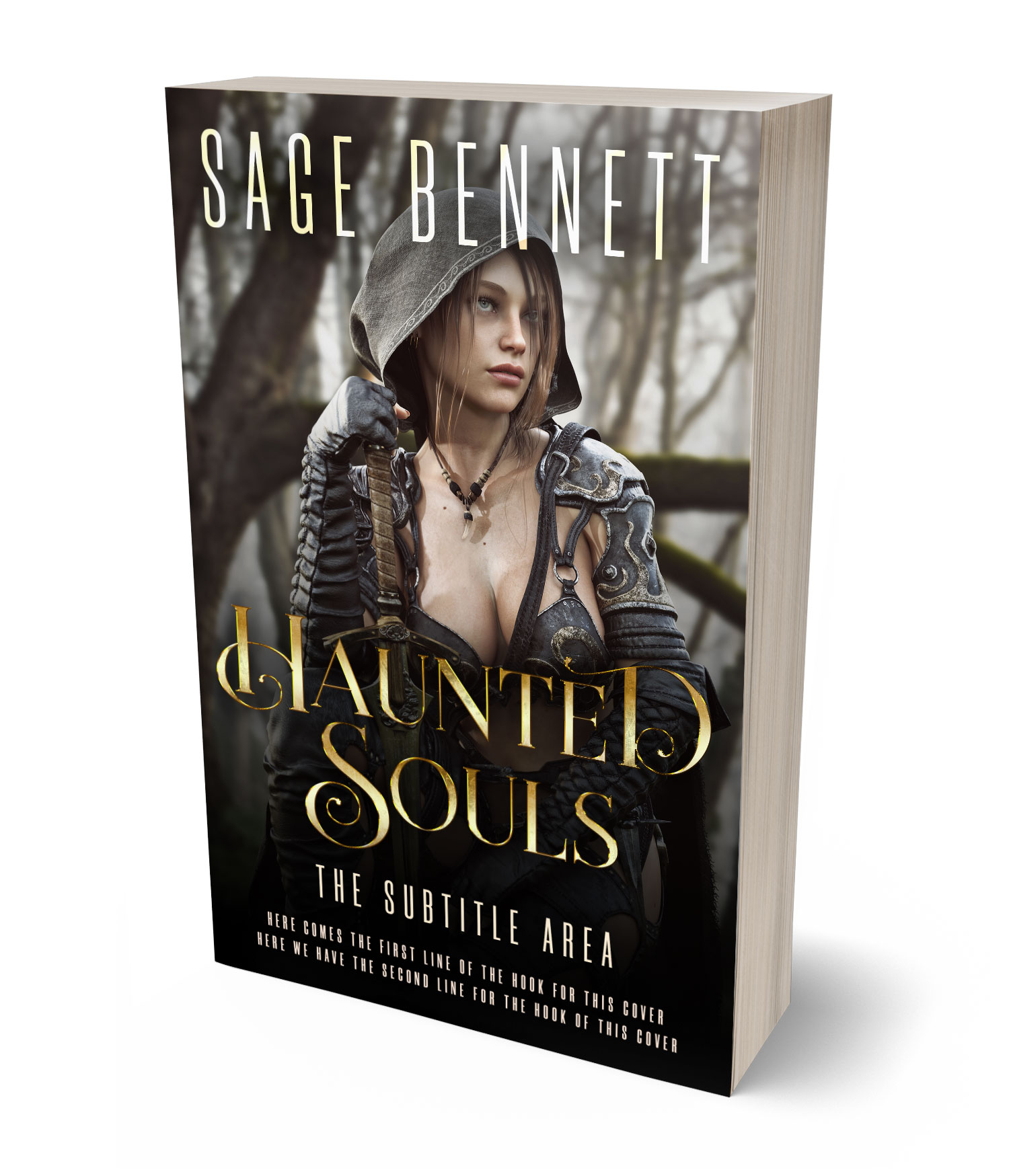 3D view of Premade Fantasy Book Cover - Zeus #36779 | BookCoverZone*