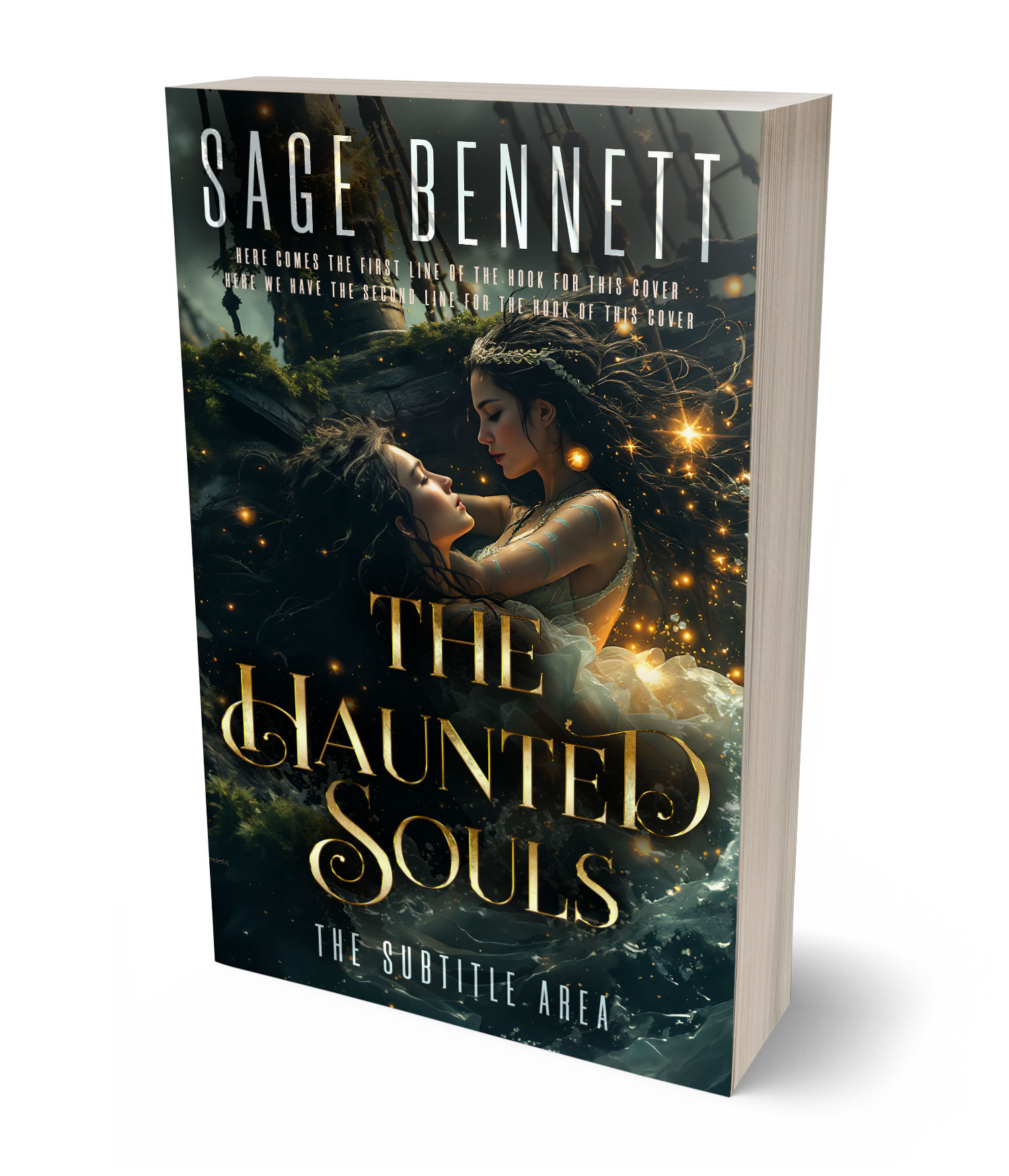 3D view of Premade Fantasy Book Cover - Heavy Metal #36786 | BookCoverZone