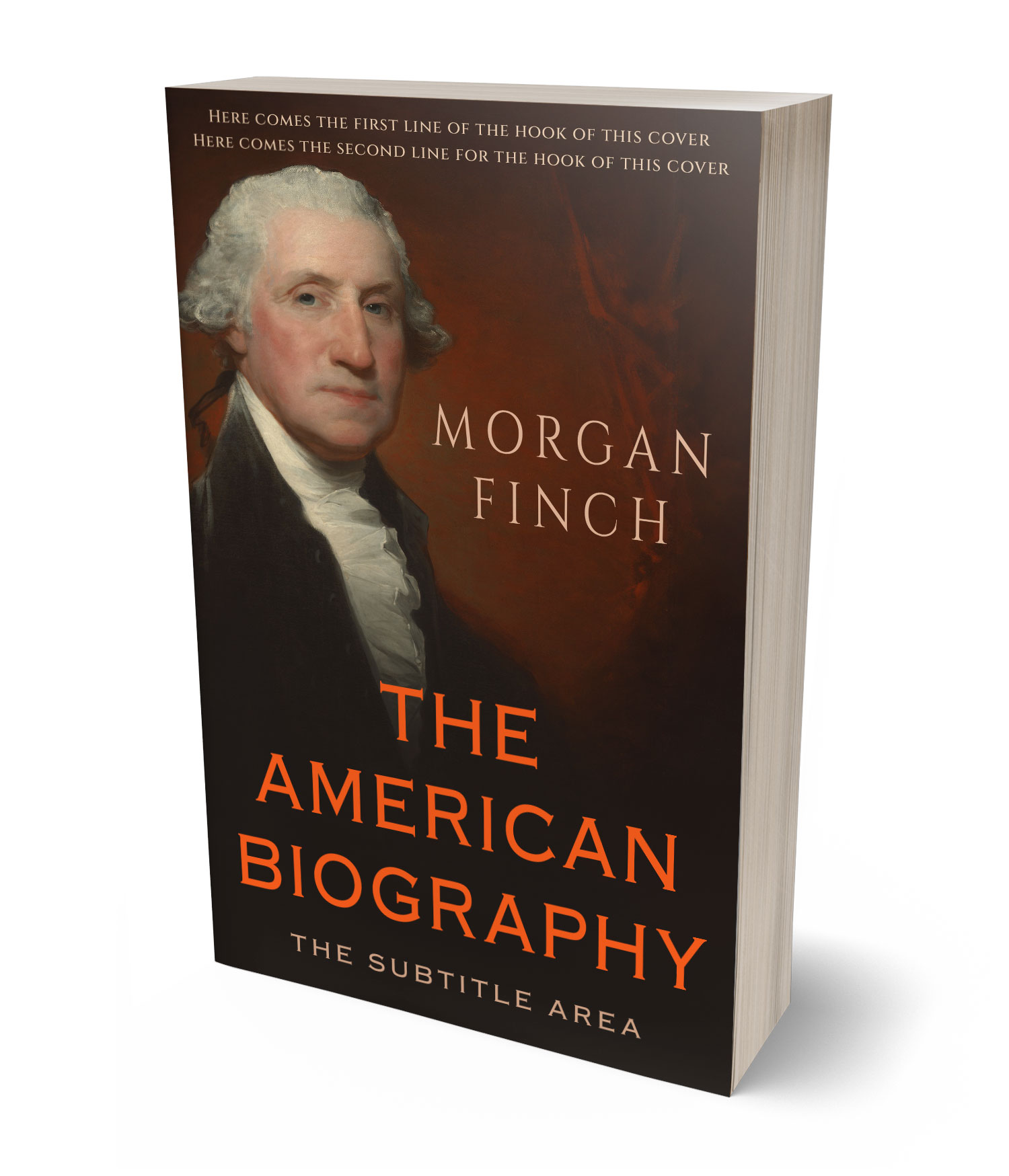 3D view of Premade History Book Cover - Eclipse #36833 | BookCoverZone*