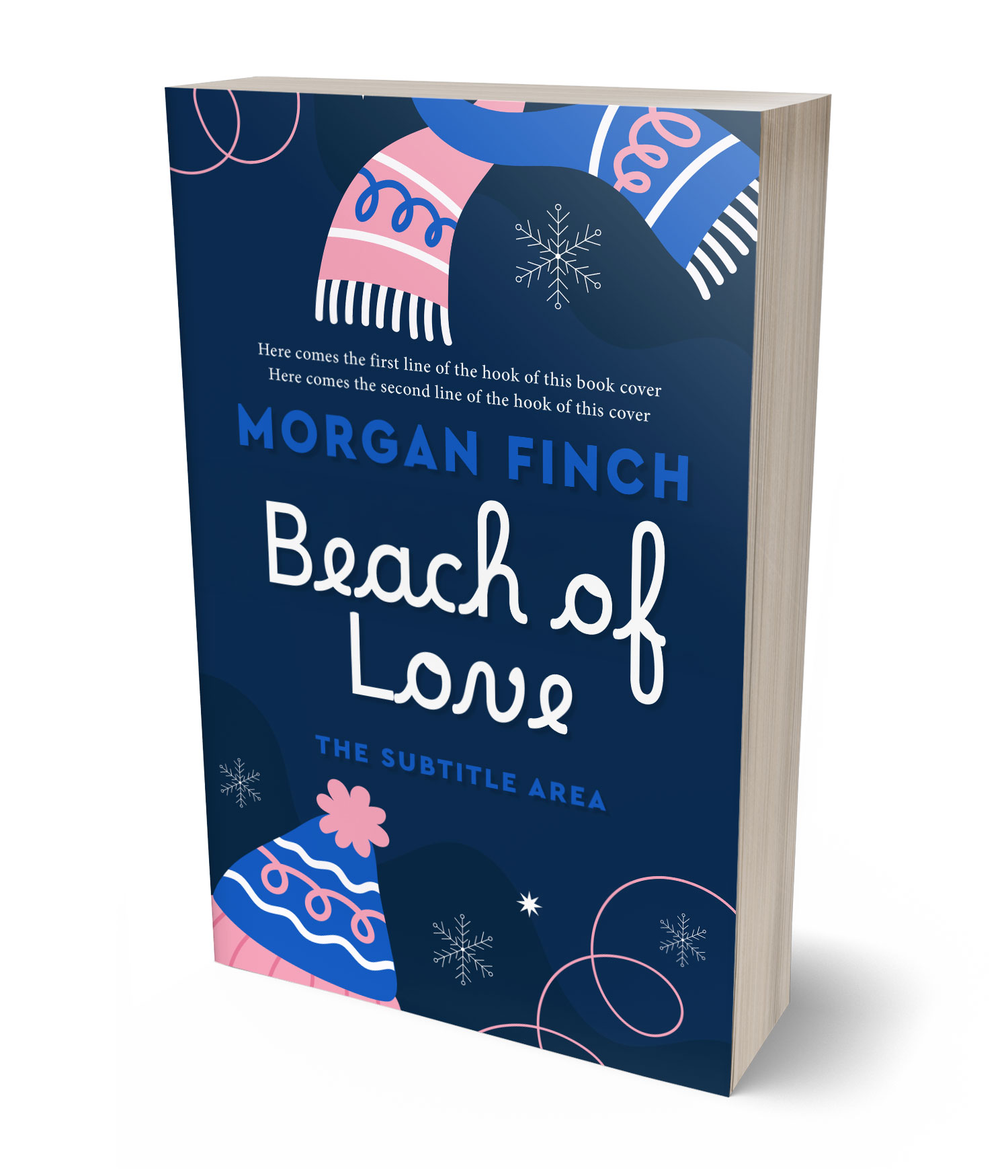 3D view of Premade Romance Book Cover - Downriver #36858 | BookCoverZone*