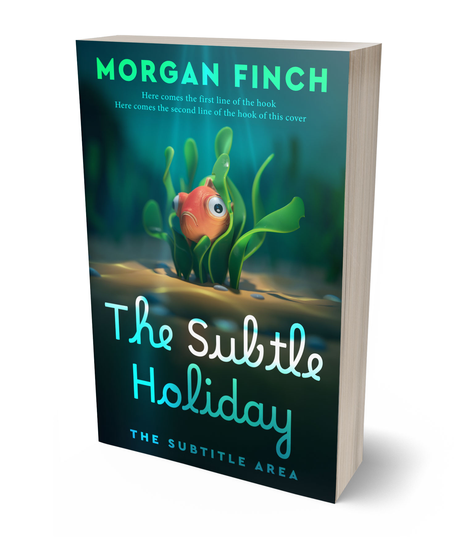 3D view of Premade Children's Book Cover - Firefly #36880 | BookCoverZone*