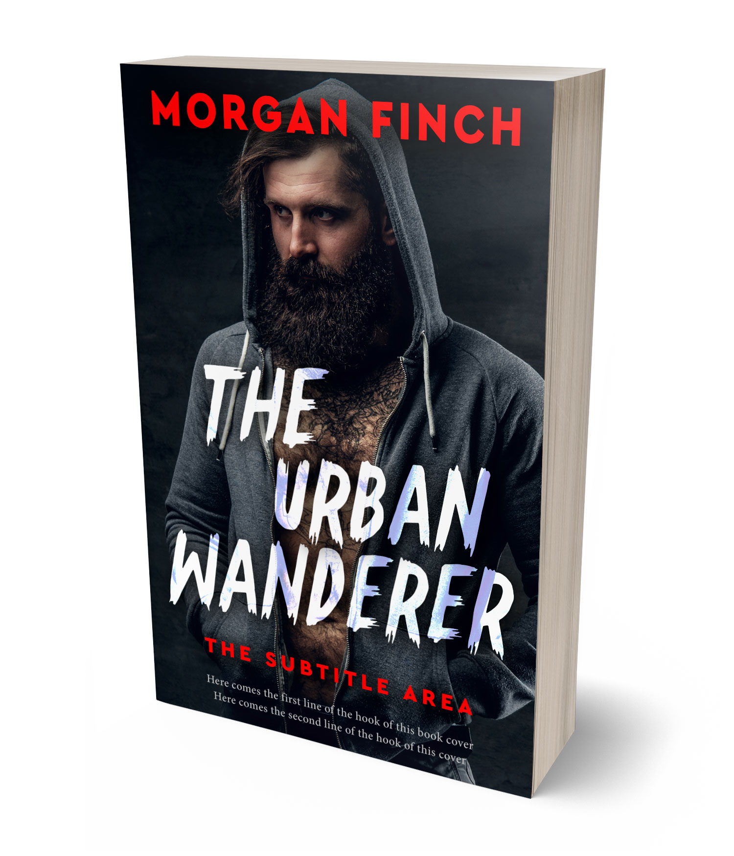 3D view of Premade Mystery & Thriller & Suspense Book Cover - Woodsmoke #36898 | BookCoverZone*