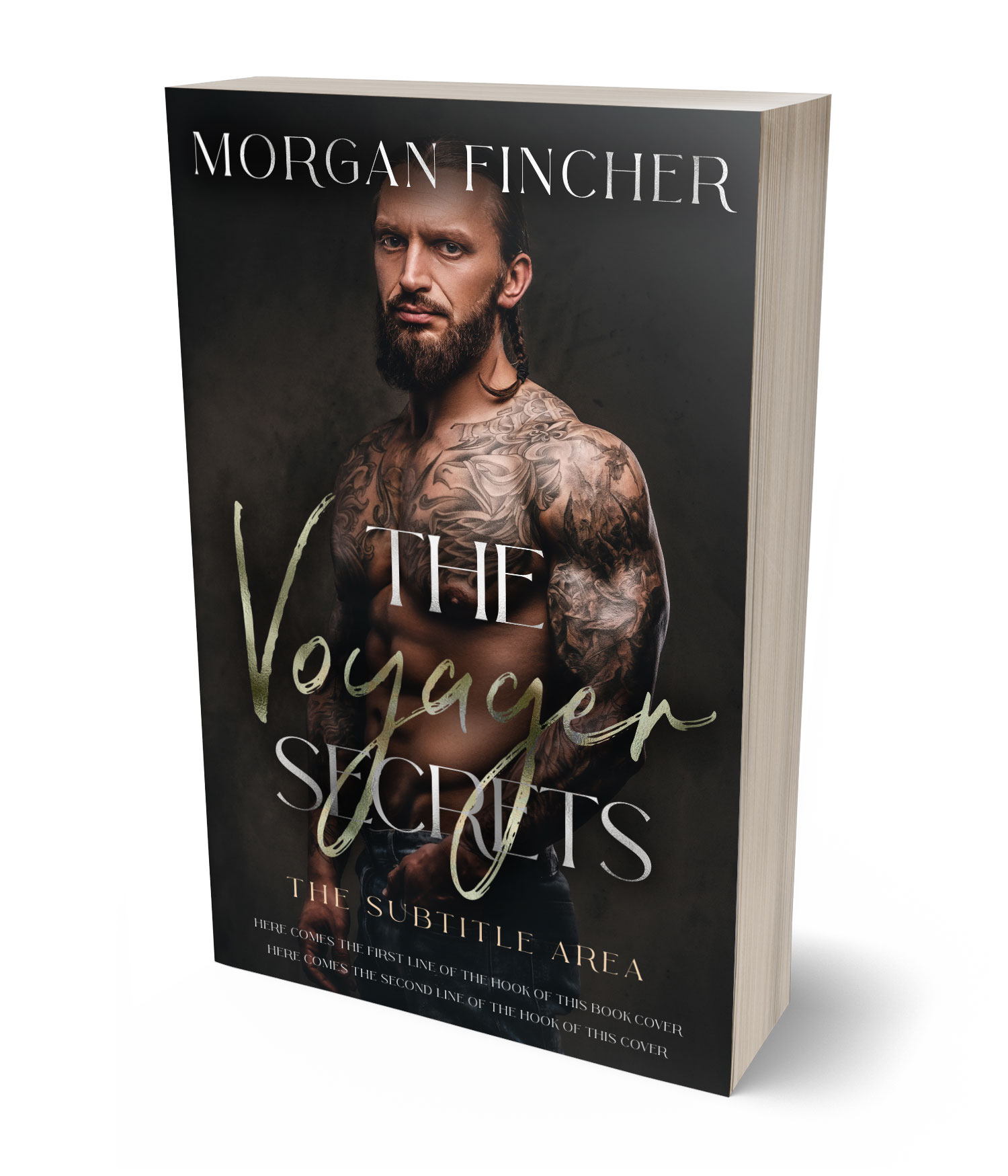 3D view of Premade Romance Book Cover - Dune #36920 | BookCoverZone*