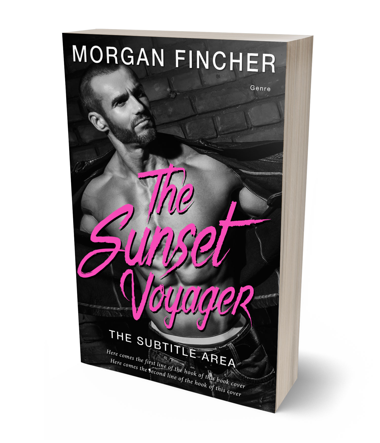 3D view of Premade Erotica Book Cover - Can Can #36937 | BookCoverZone