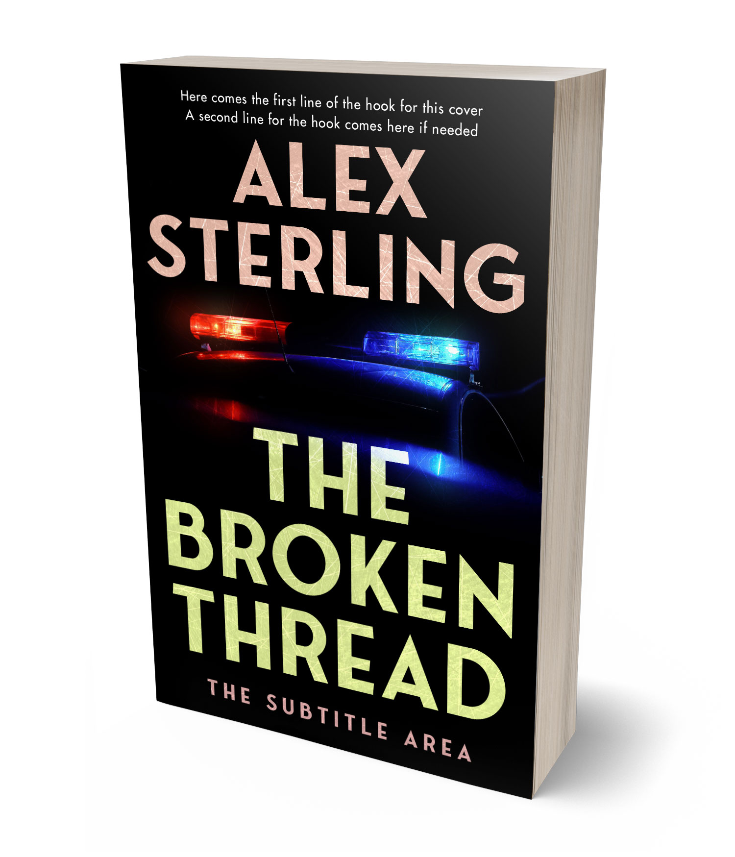 3D view of Premade Mystery & Thriller & Suspense Book Cover - Zombie #36947 | BookCoverZone
