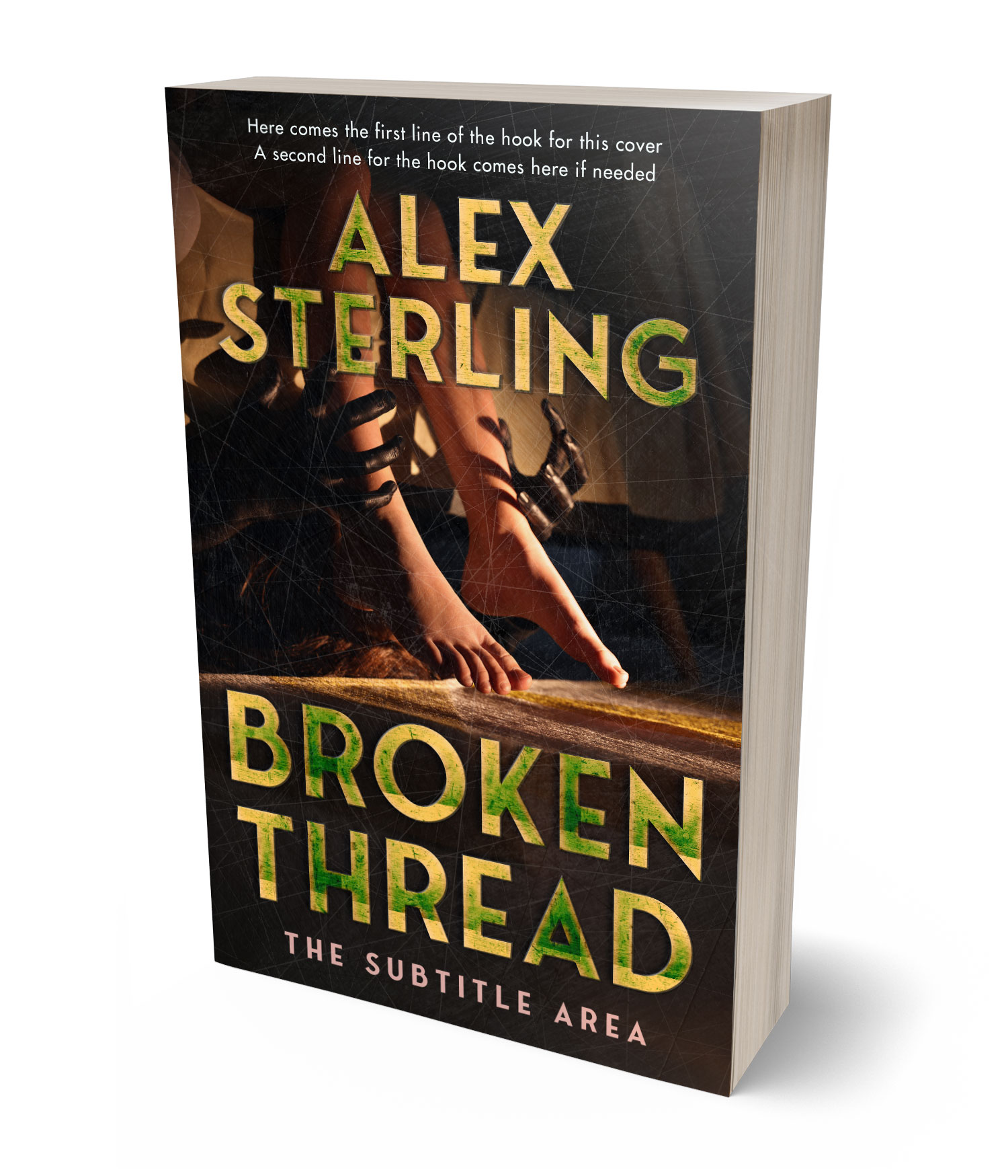 3D view of Premade Mystery & Thriller & Suspense Book Cover - Sundance #36952 | BookCoverZone