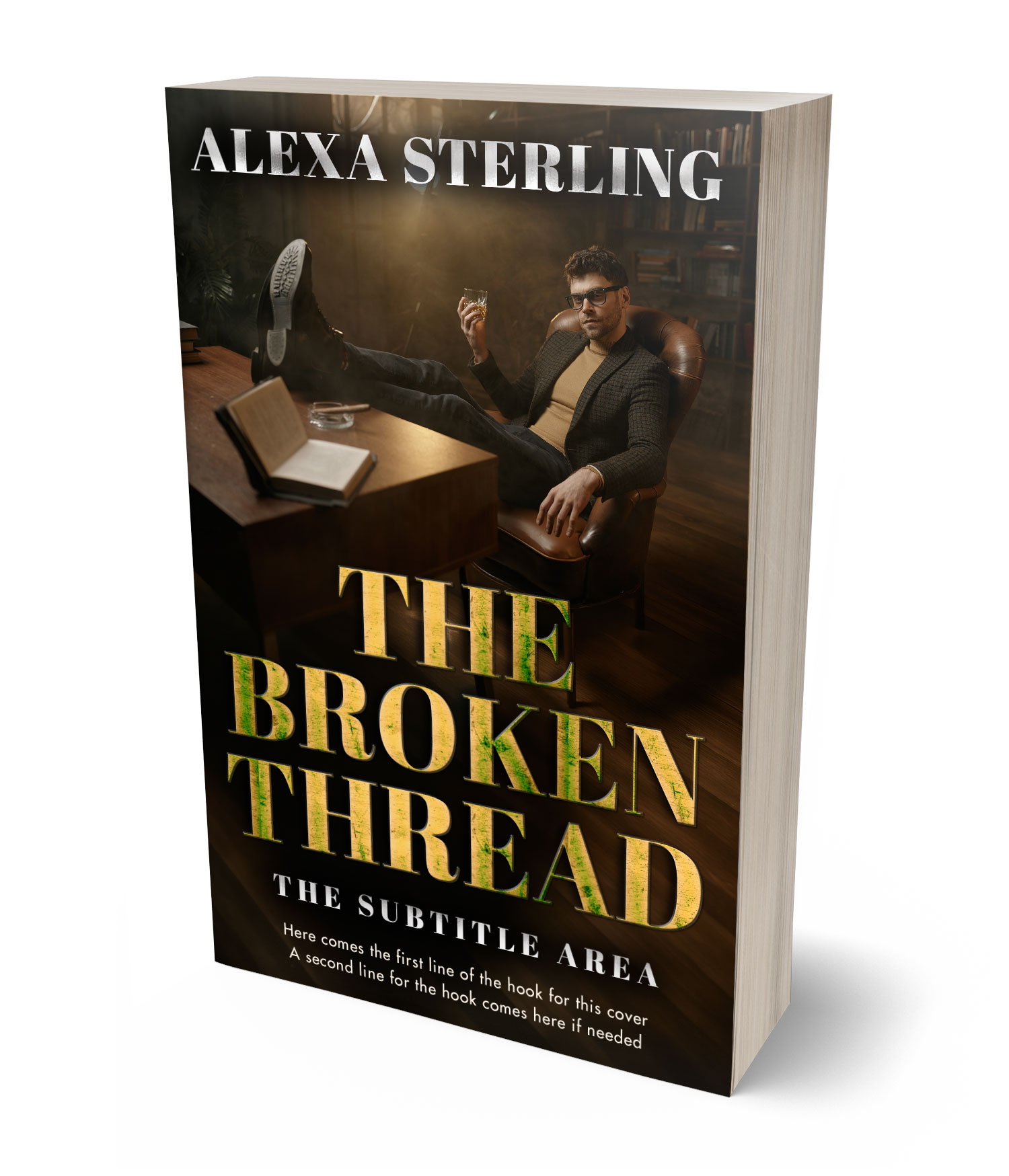 3D view of Premade Mystery & Thriller & Suspense Book Cover - Eternity #36960 | BookCoverZone