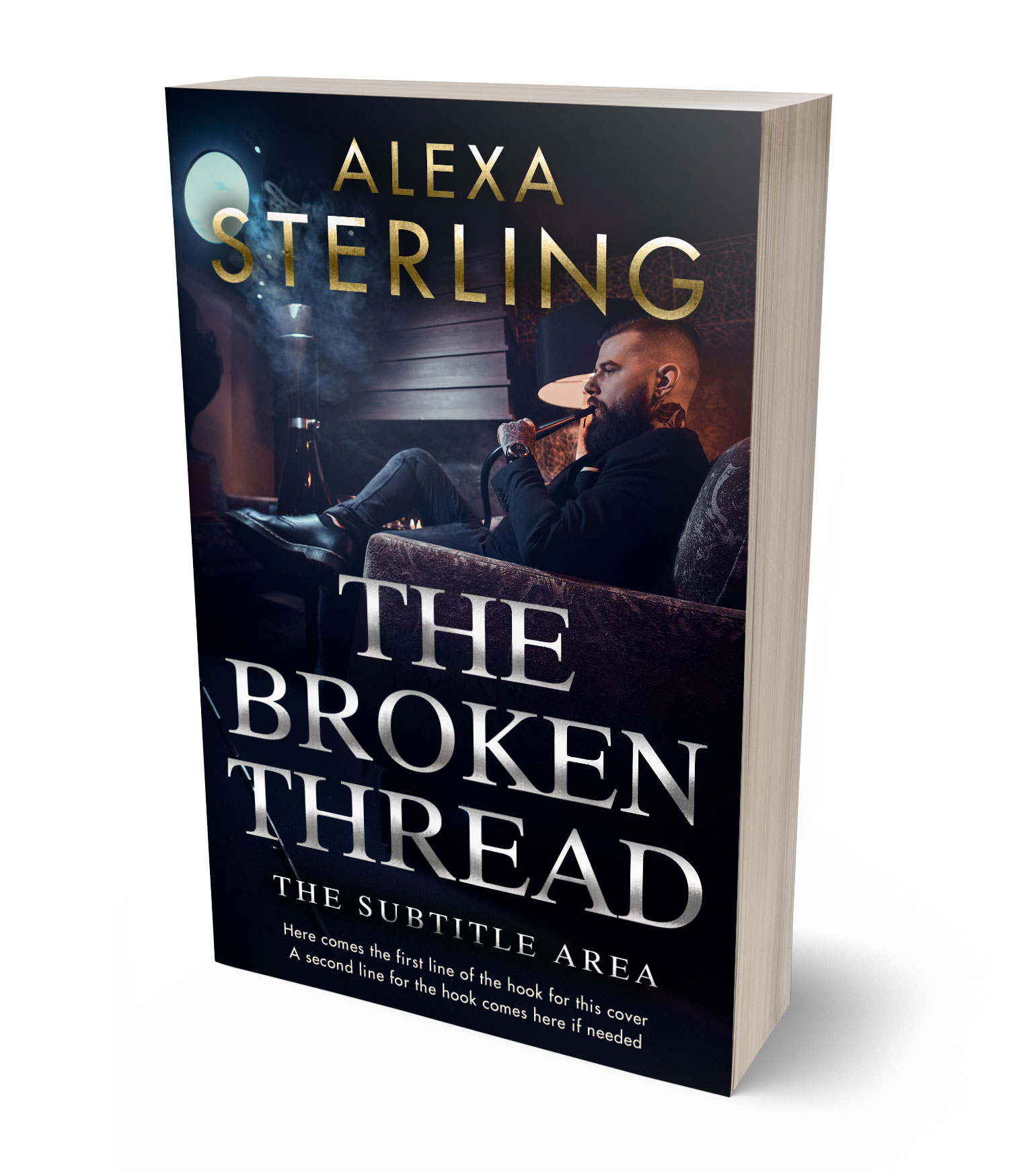3D view of Premade Mystery & Thriller & Suspense Book Cover - Vulcan #36961 | BookCoverZone