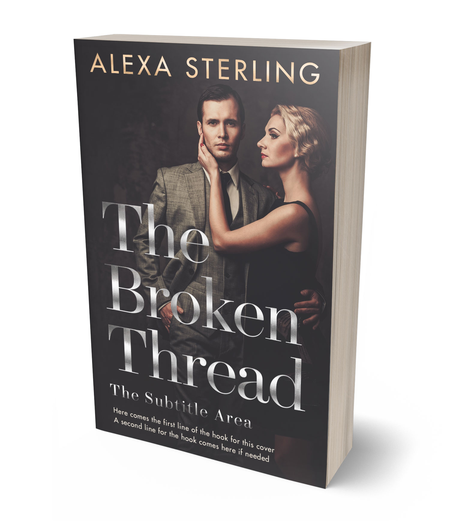 3D view of Premade Romance Book Cover - Tundora #36963 | BookCoverZone