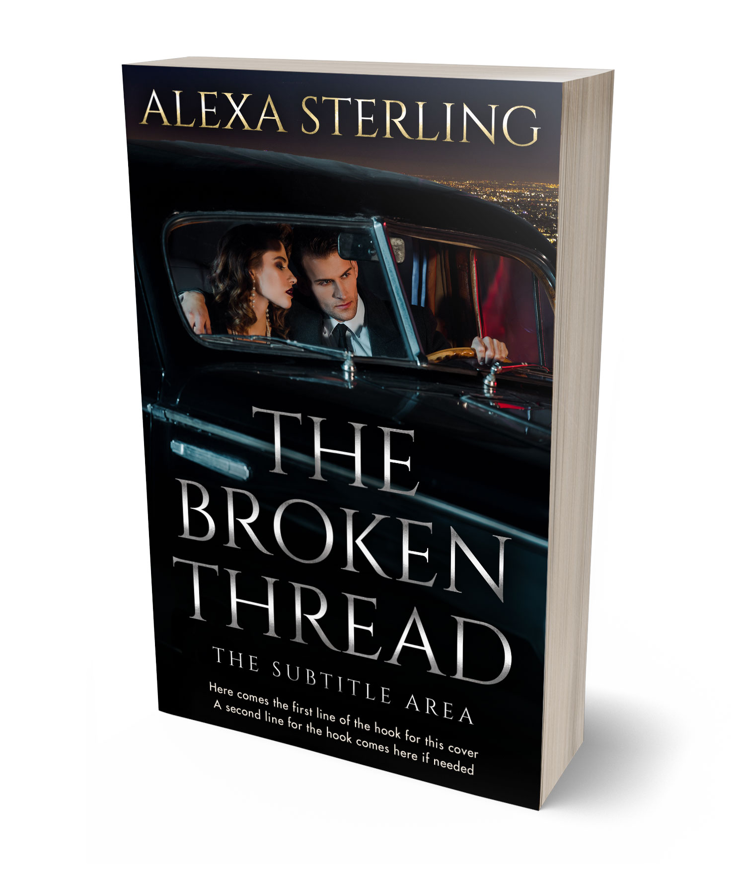 3D view of Premade Mystery & Thriller & Suspense Book Cover - Woodsmoke #36968 | BookCoverZone
