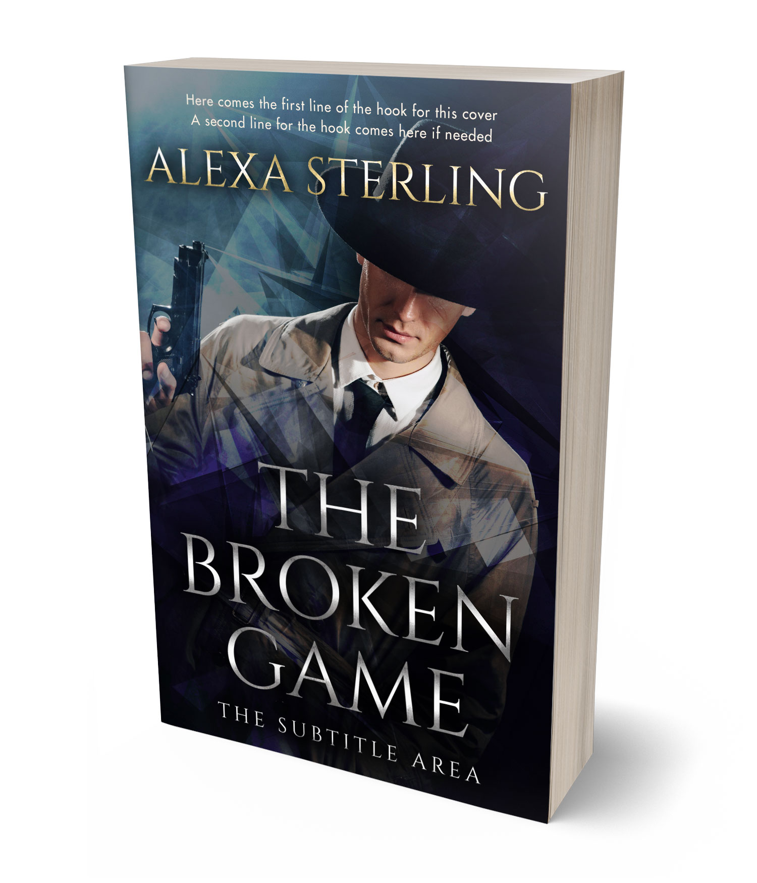 3D view of Premade Mystery & Thriller & Suspense Book Cover - Cinder #36971 | BookCoverZone