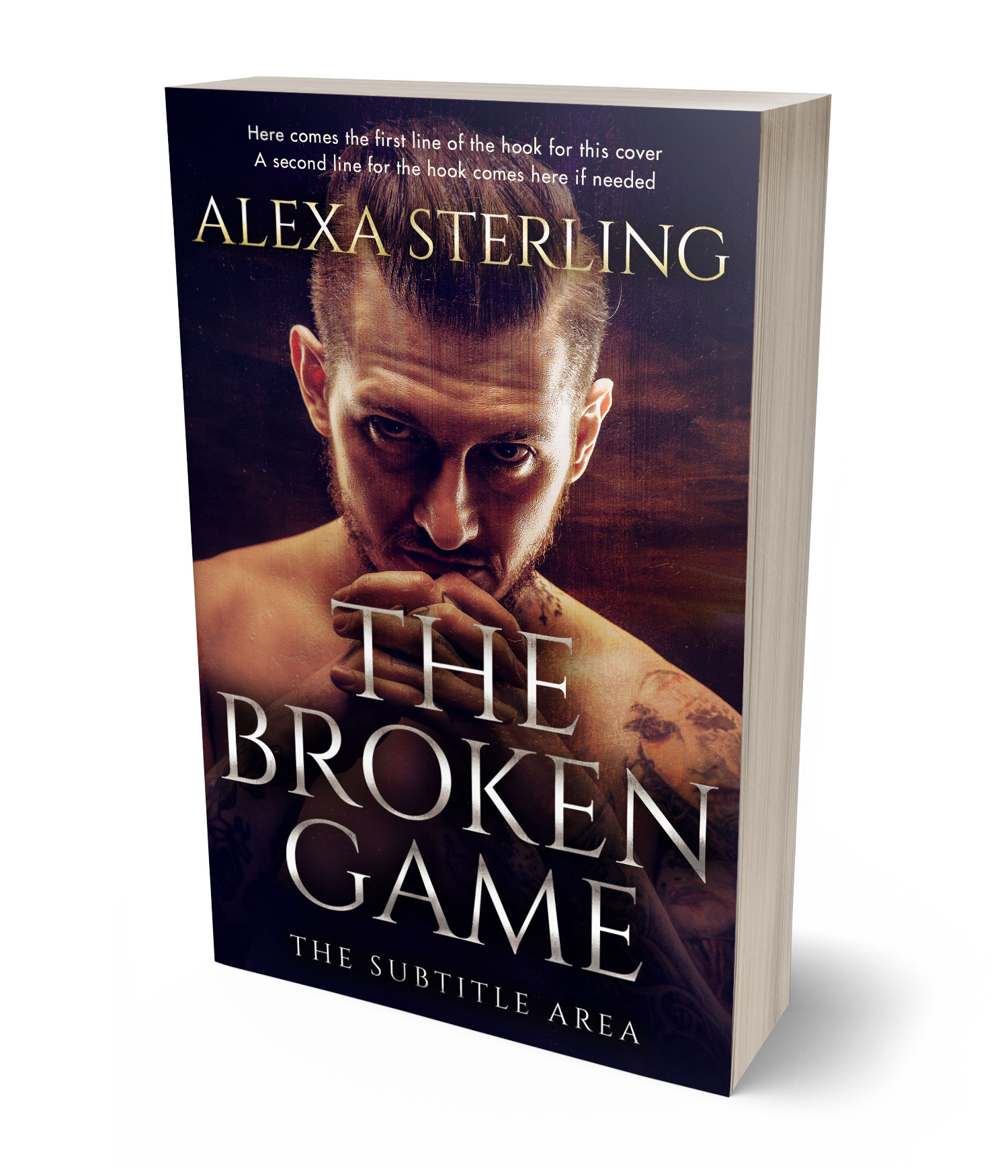 3D view of Premade Mystery & Thriller & Suspense Book Cover - Brandy Rose #36975 | BookCoverZone