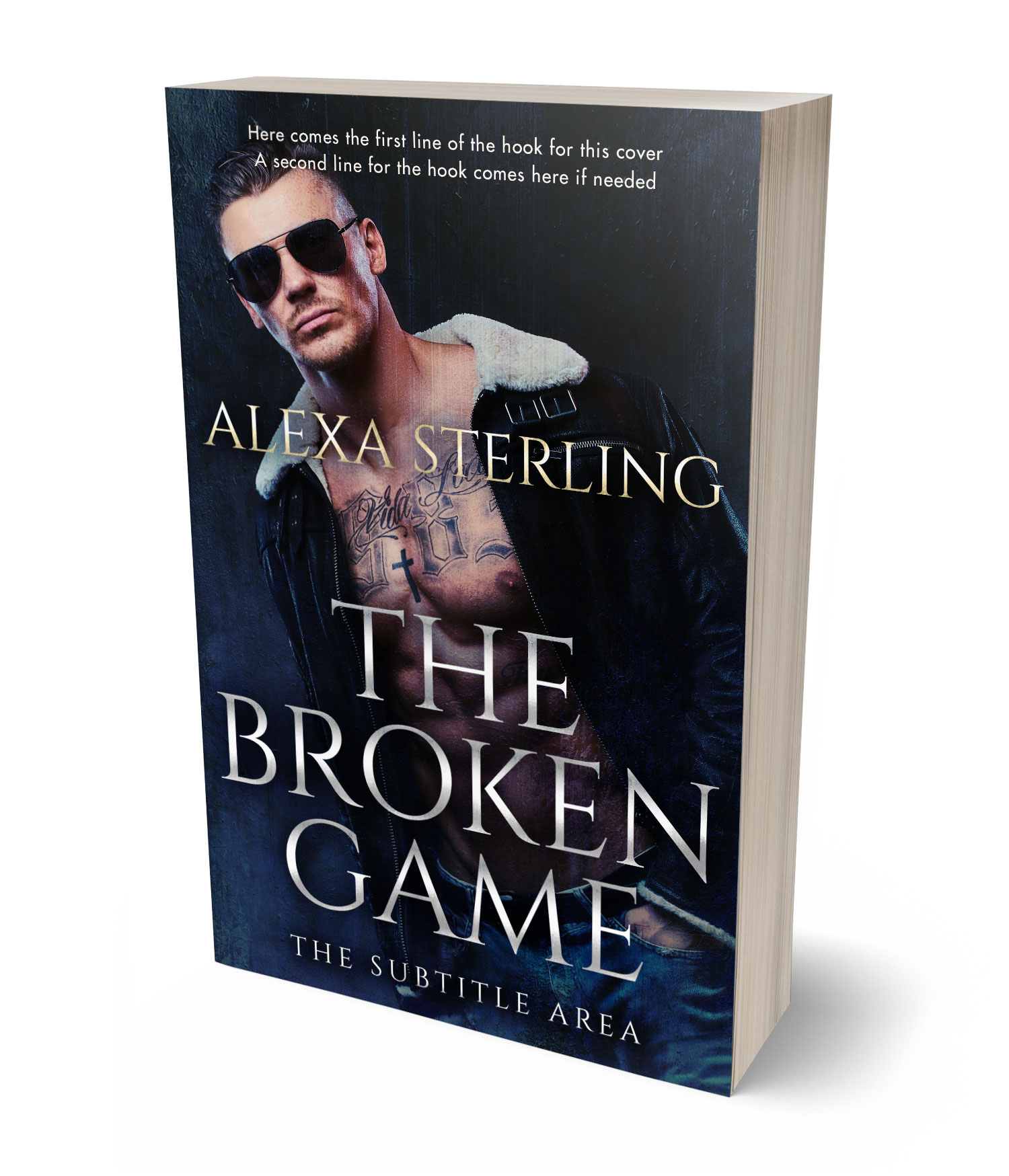 3D view of Premade Romance Book Cover - Vulcan #36976 | BookCoverZone*