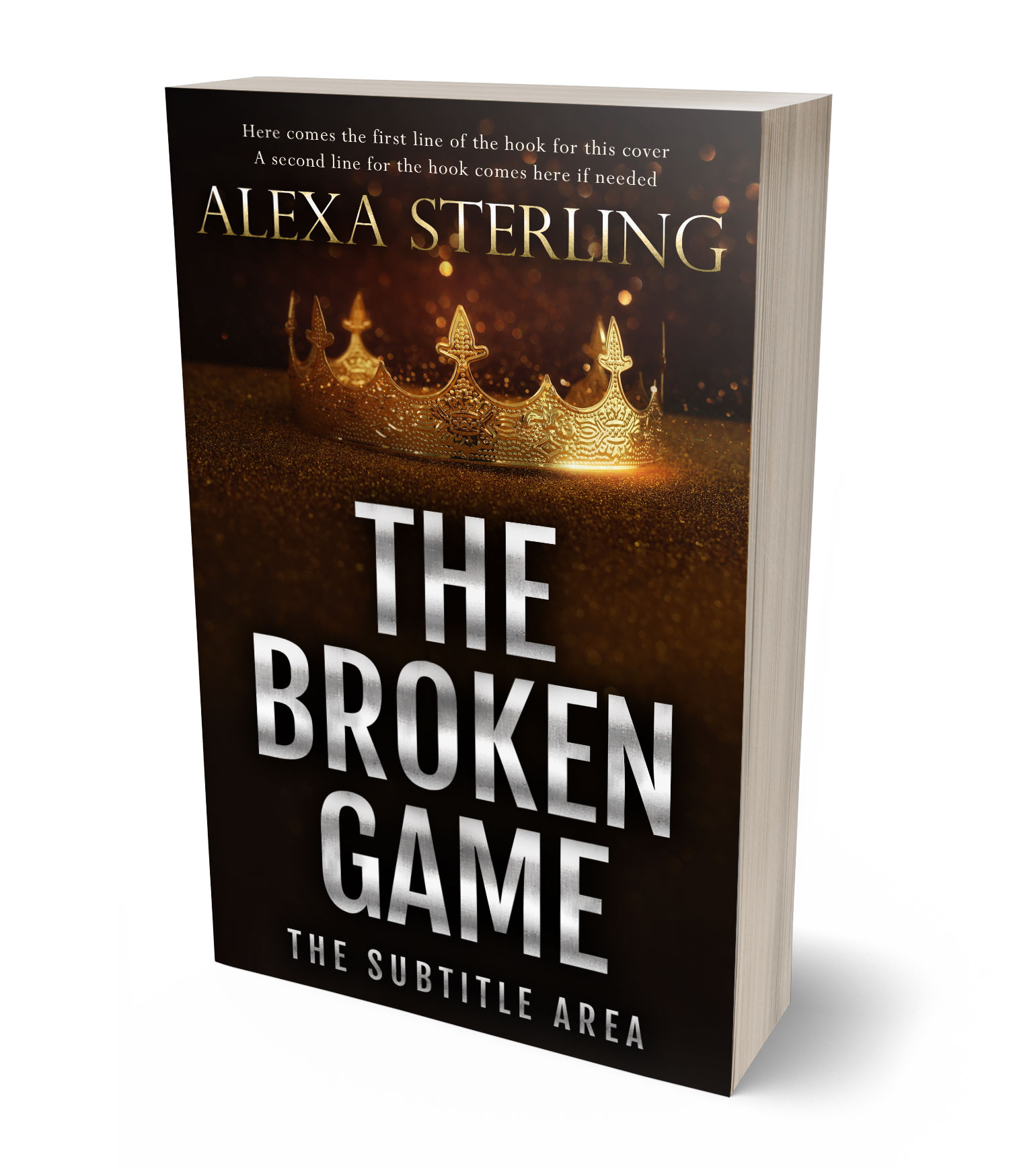 3D view of Premade Mystery & Thriller & Suspense Book Cover - Coral Reef #36983 | BookCoverZone
