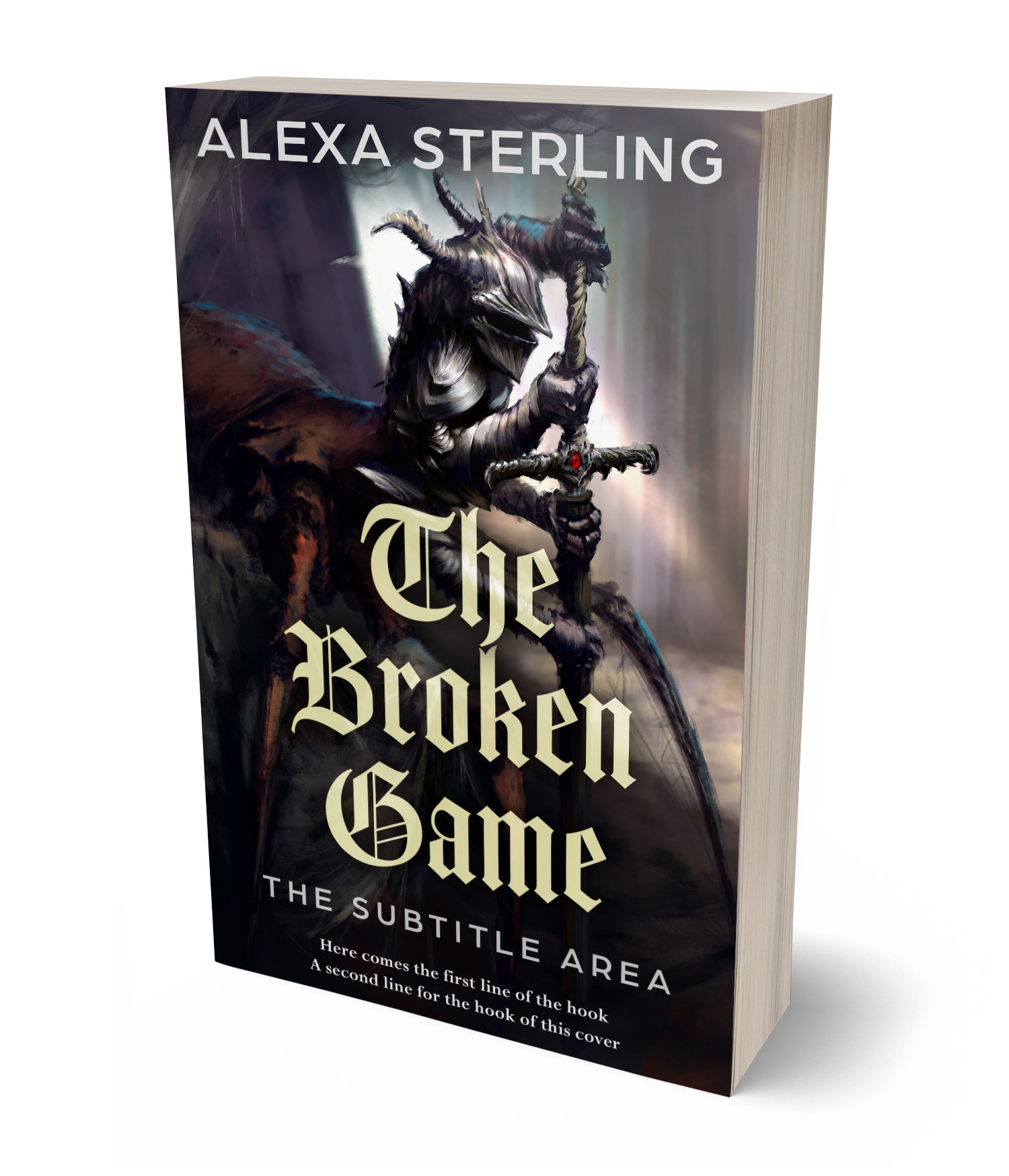 3D view of Premade Fantasy Book Cover - Baltic Sea #36996 | BookCoverZone