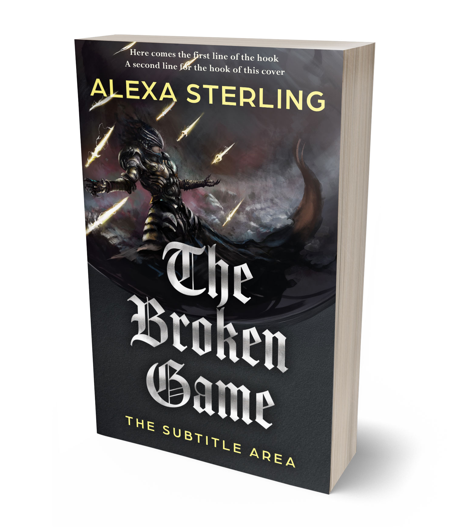 3D view of Premade Fantasy Book Cover - Baltic Sea #37002 | BookCoverZone*