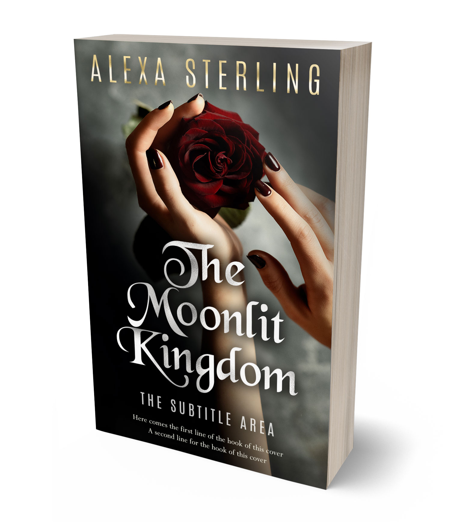 3D view of Premade Romance Book Cover - Zeus #37026 | BookCoverZone*