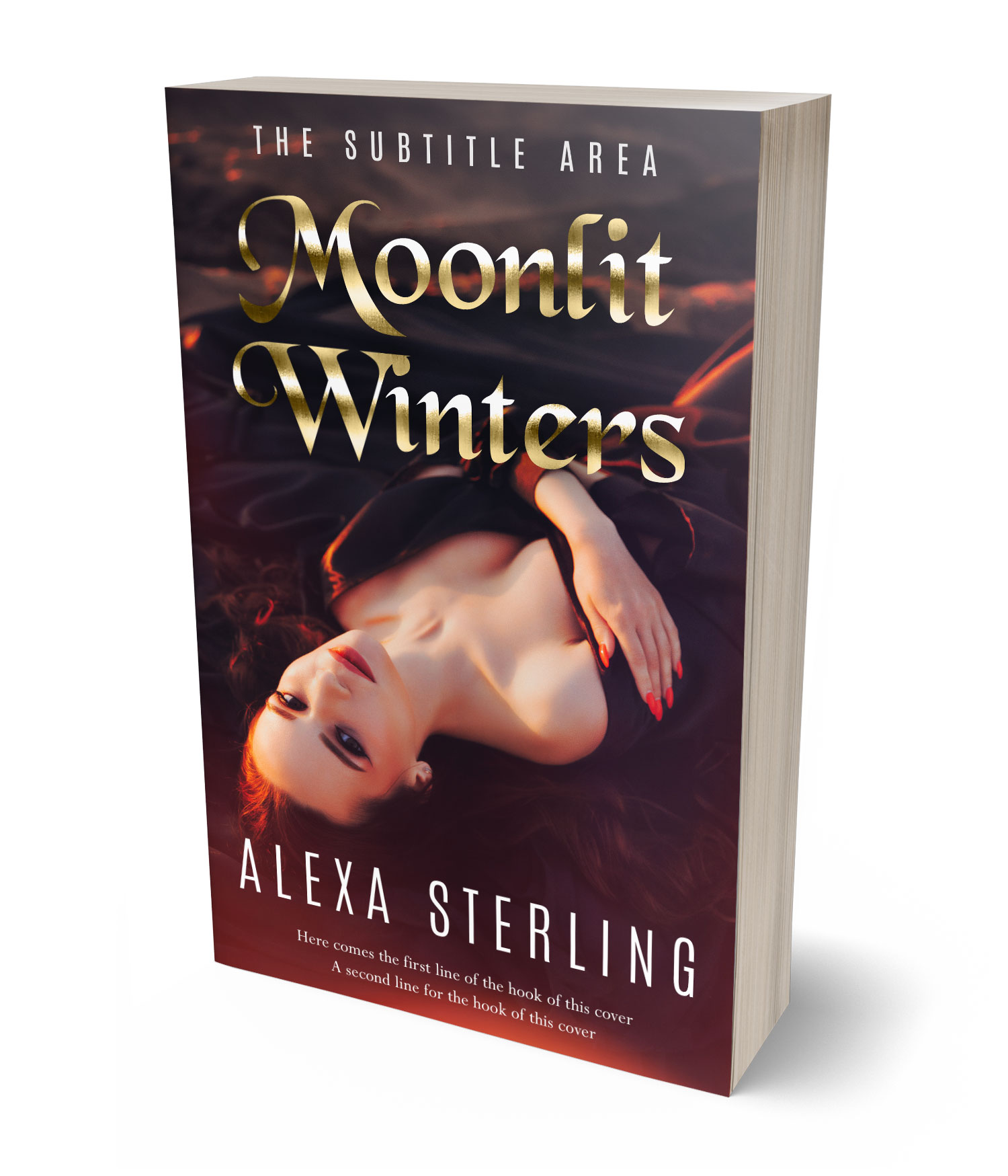 3D view of Premade Romance Book Cover - Jon #37028 | BookCoverZone*