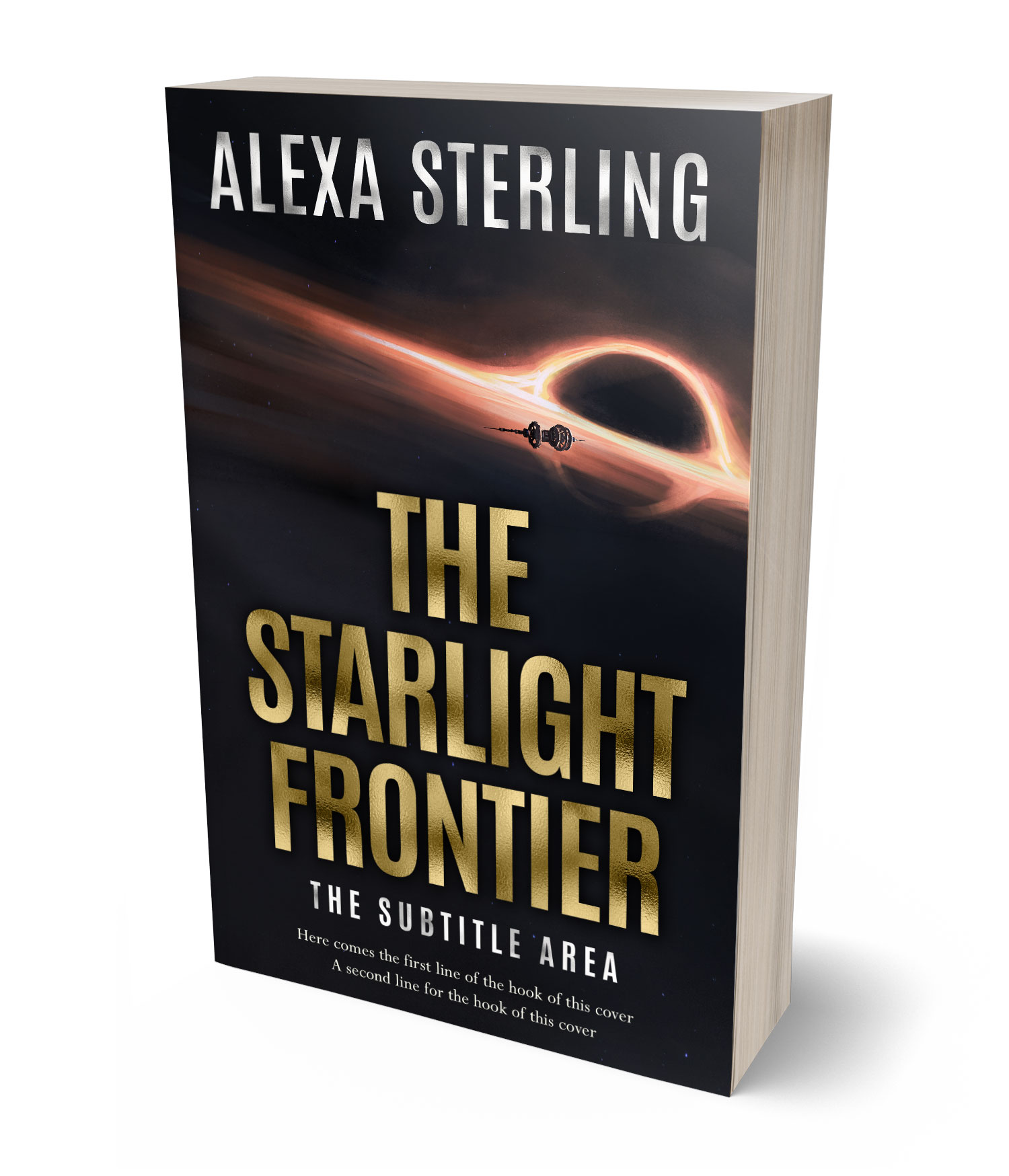3D view of Premade Science Fiction Book Cover - Sorrell Brown #37041 | BookCoverZone*